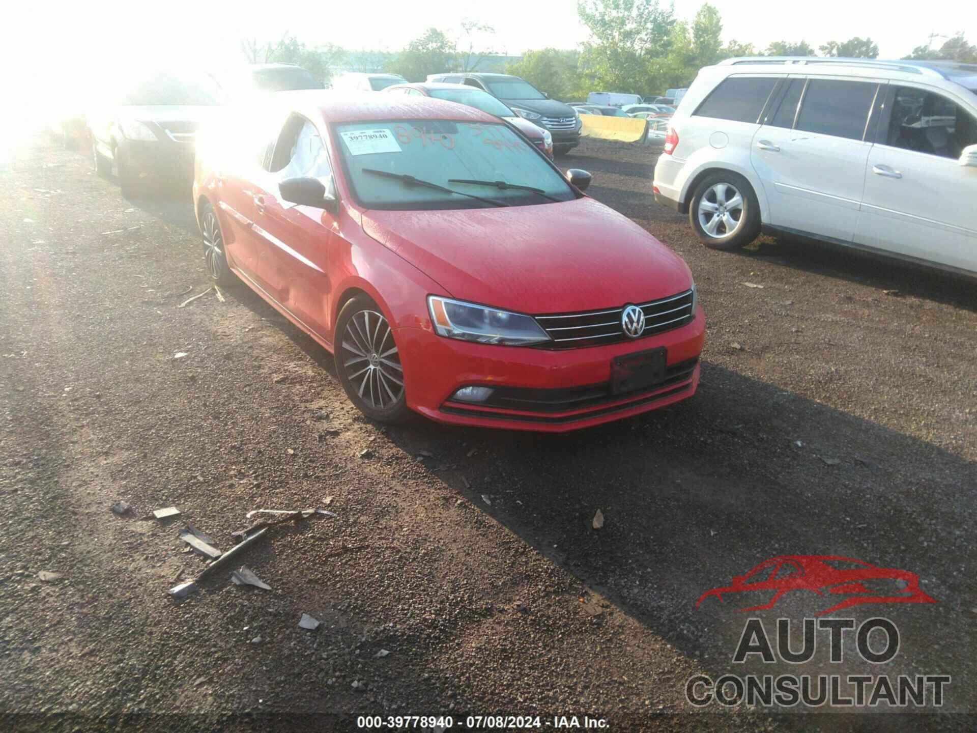 VOLKSWAGEN JETTA 2016 - 3VWB17AJ1GM384087