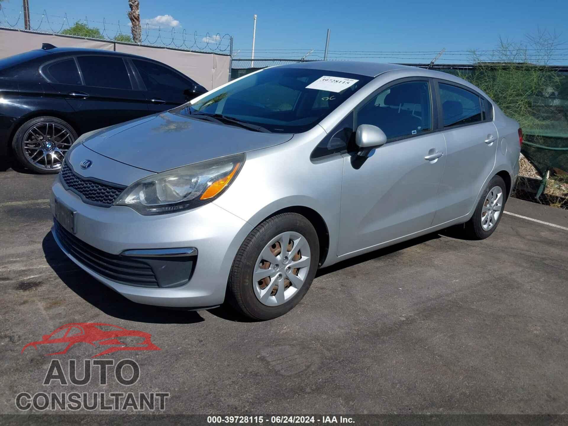 KIA RIO 2016 - KNADM4A36G6540236