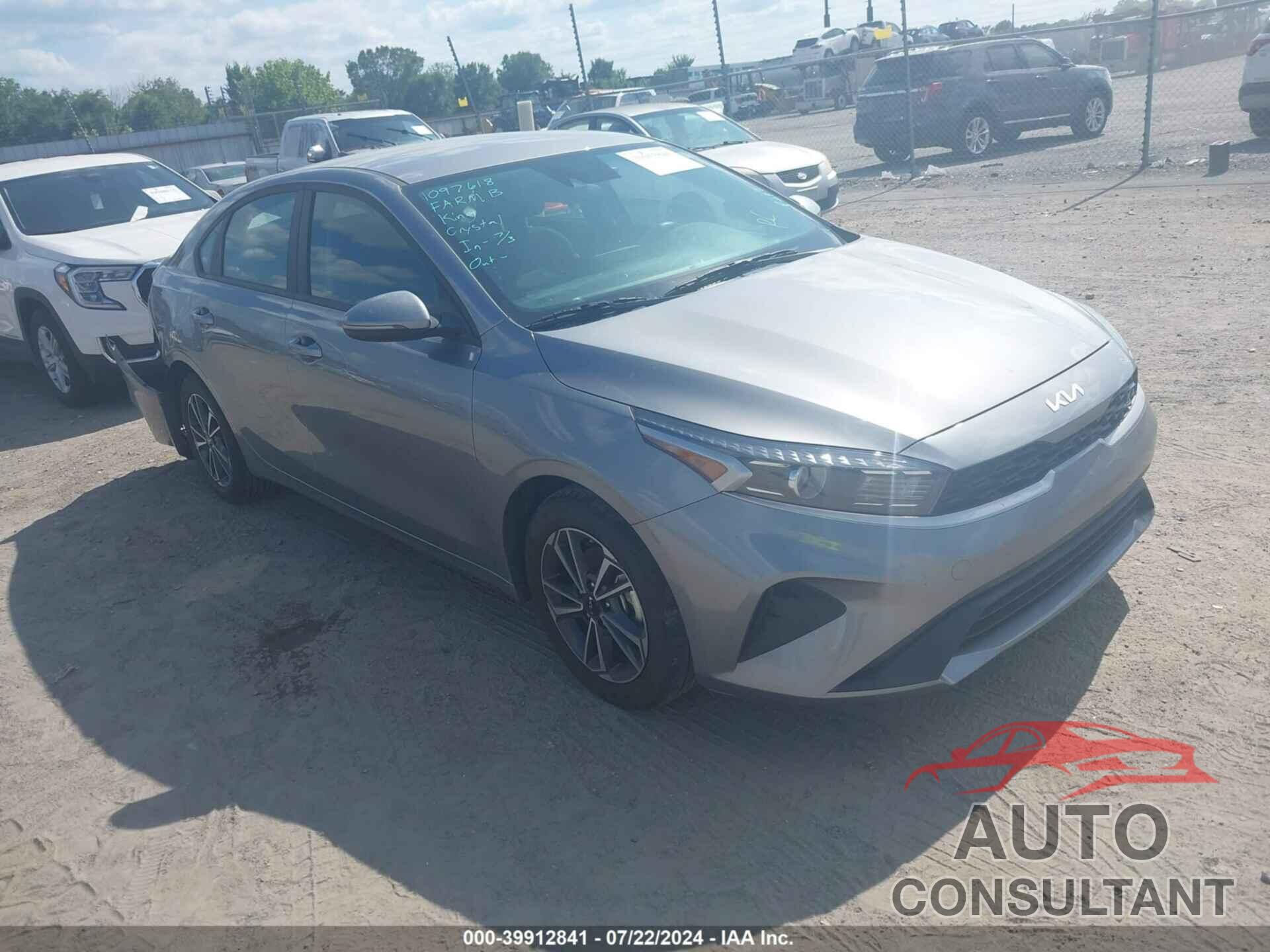 KIA FORTE 2022 - 3KPF24ADXNE429058