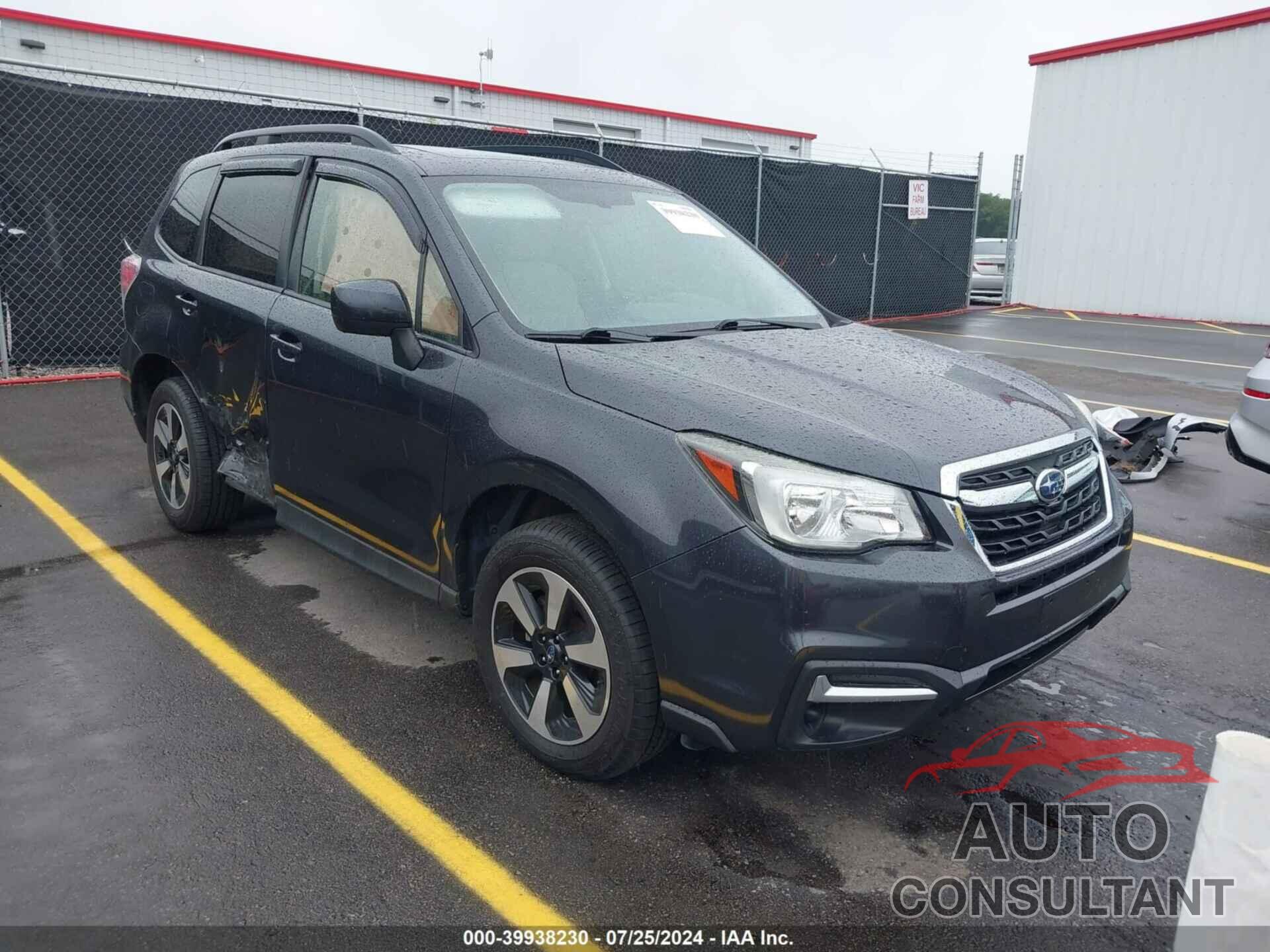 SUBARU FORESTER 2018 - JF2SJAEC8JH431110