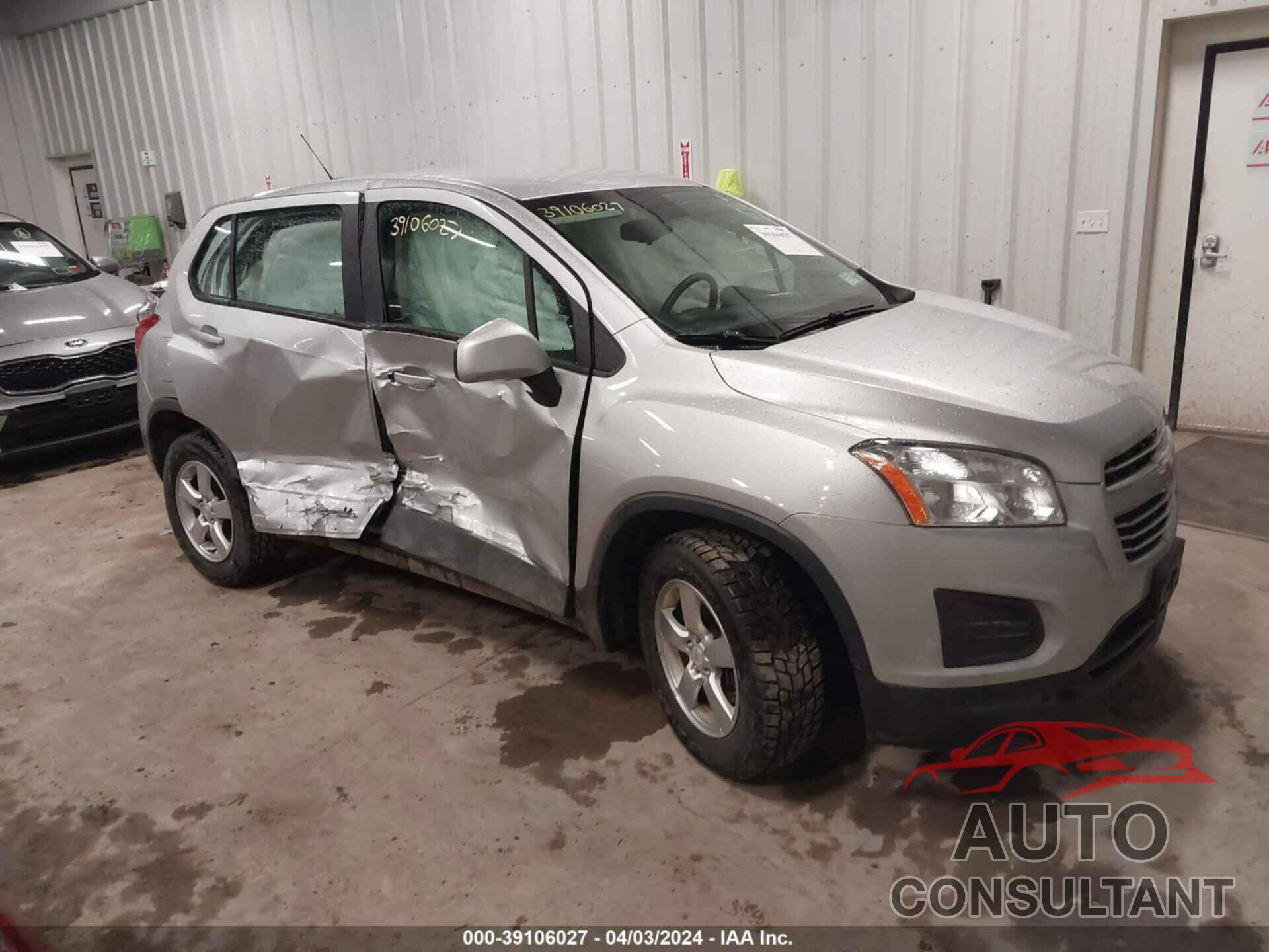 CHEVROLET TRAX 2016 - KL7CJNSB1GB504820