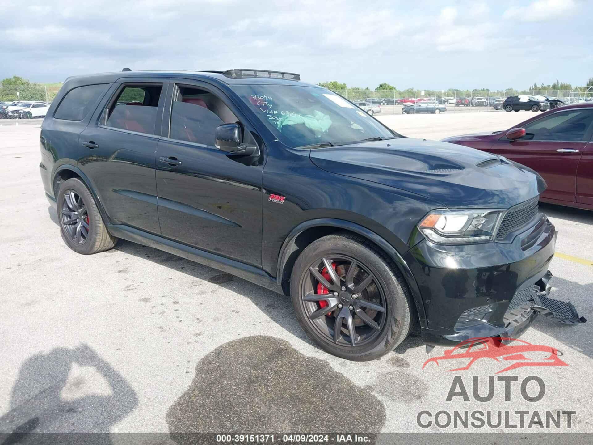 DODGE DURANGO 2018 - 1C4SDJGJ5JC216864