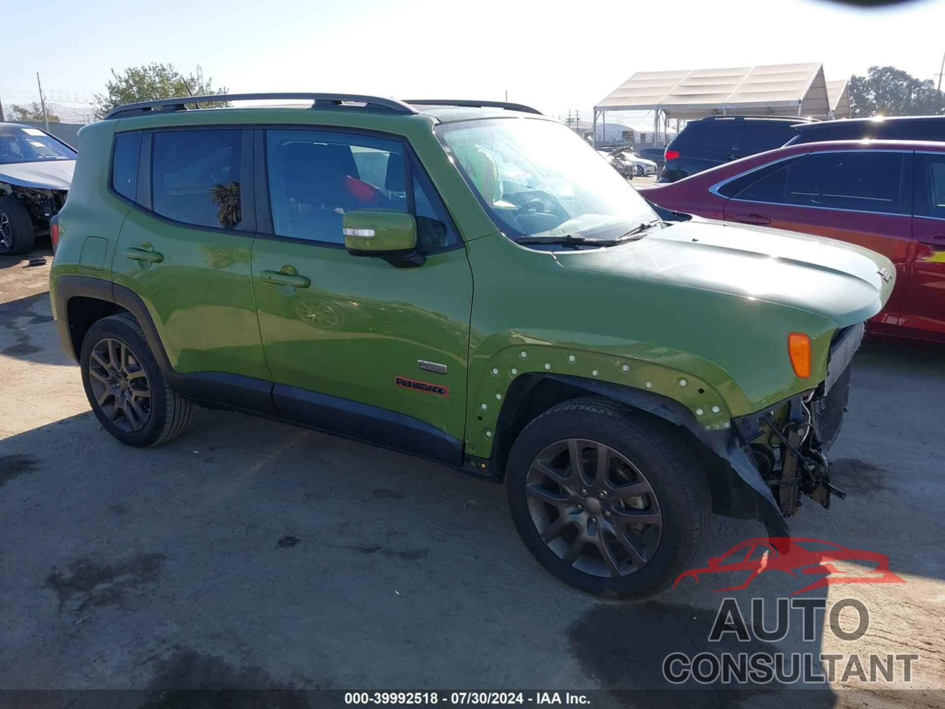 JEEP RENEGADE 2016 - ZACCJBBT3GPD77052