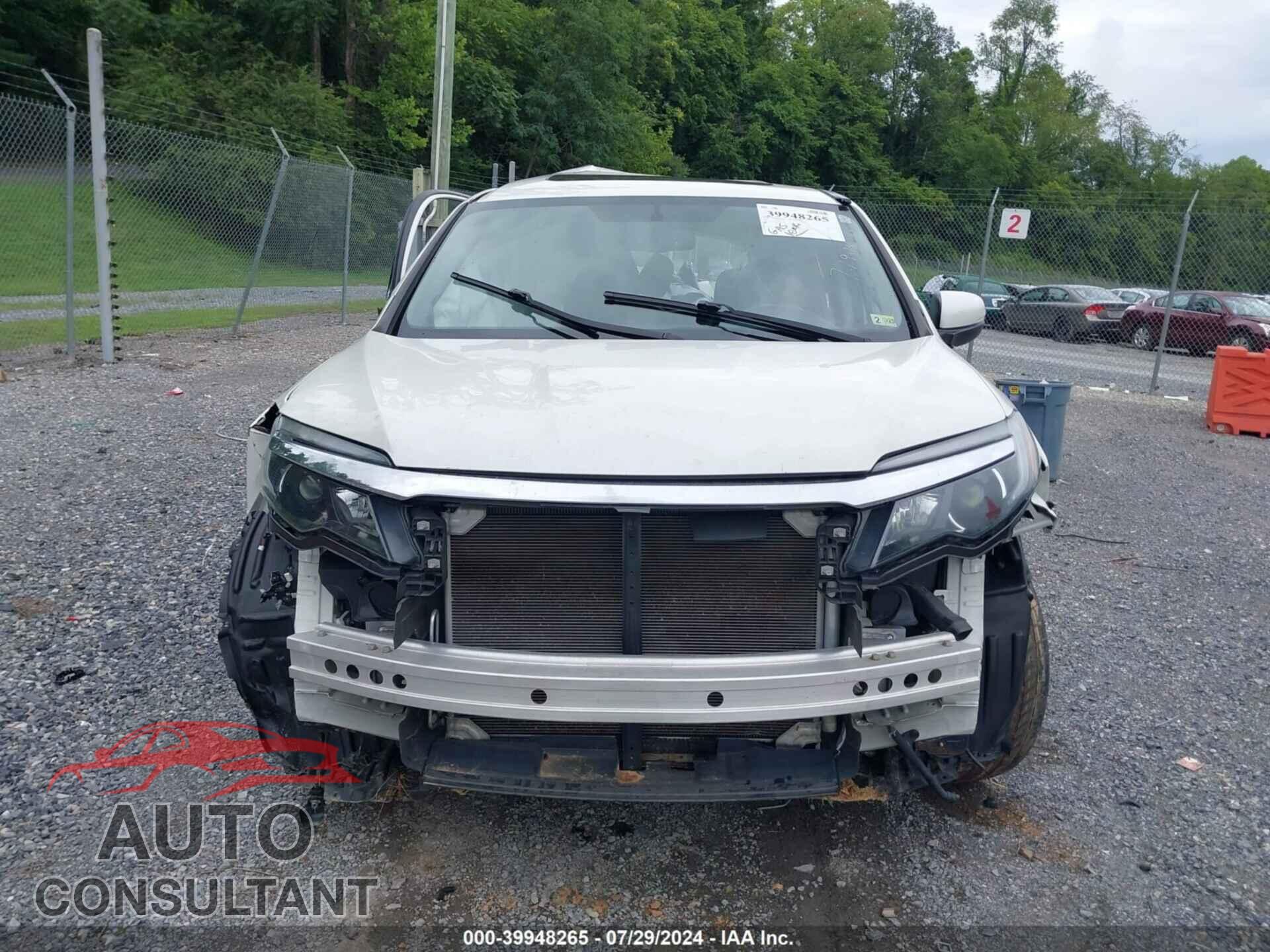HONDA PILOT 2017 - 5FNYF6H55HB009861