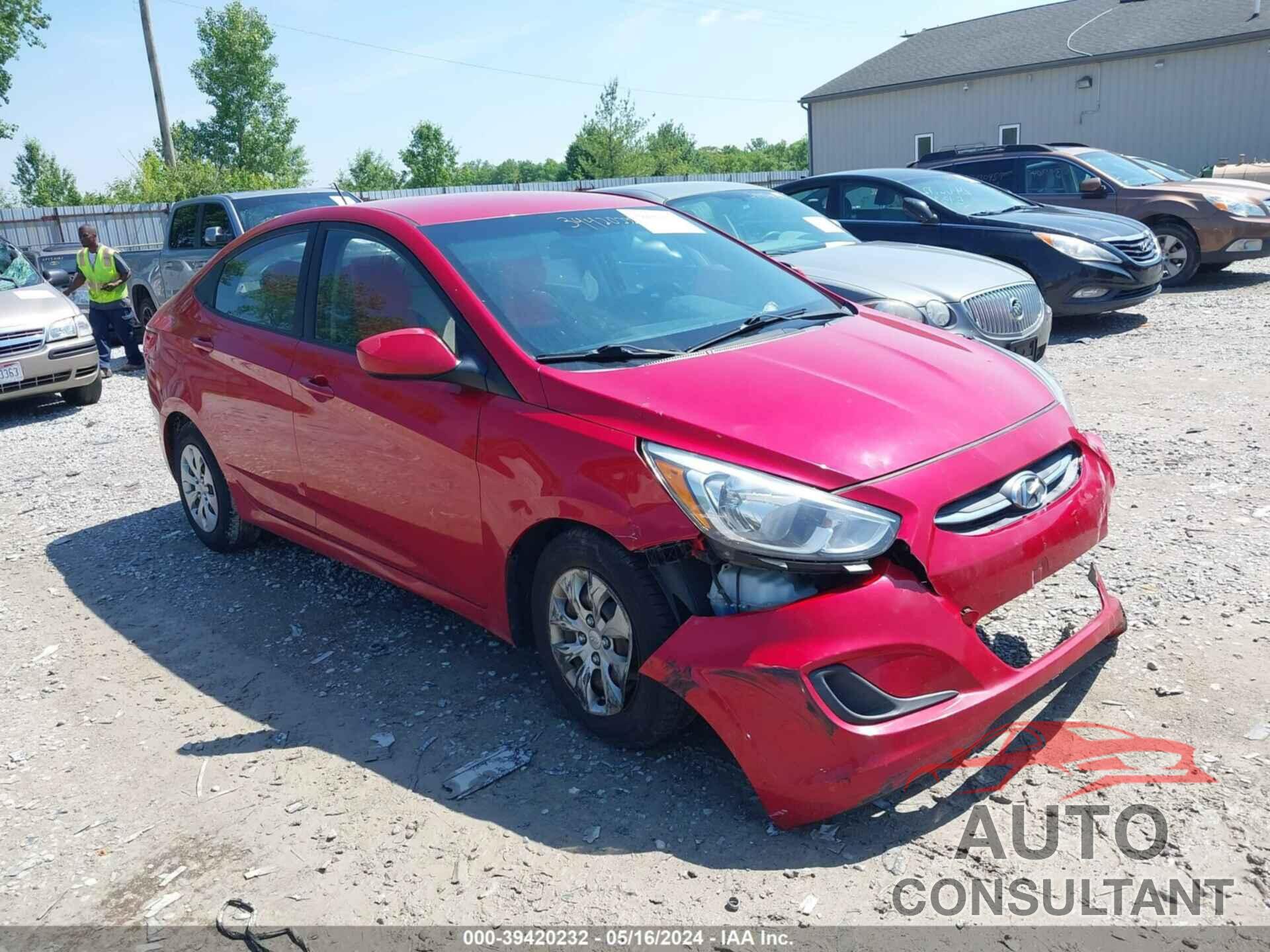 HYUNDAI ACCENT 2016 - KMHCT4AE7GU086086