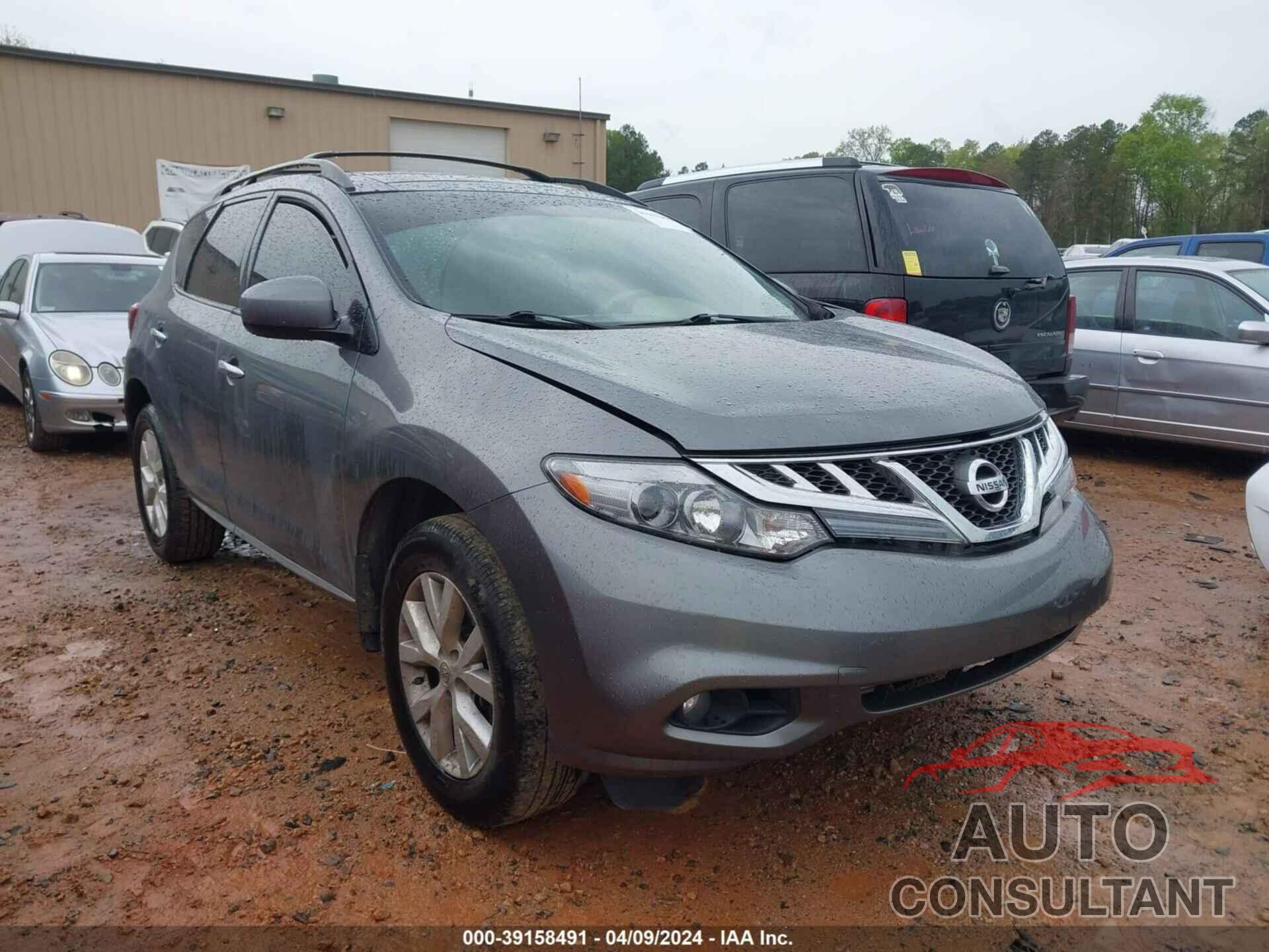 NISSAN MURANO 2013 - JN8AZ1MW9DW301243