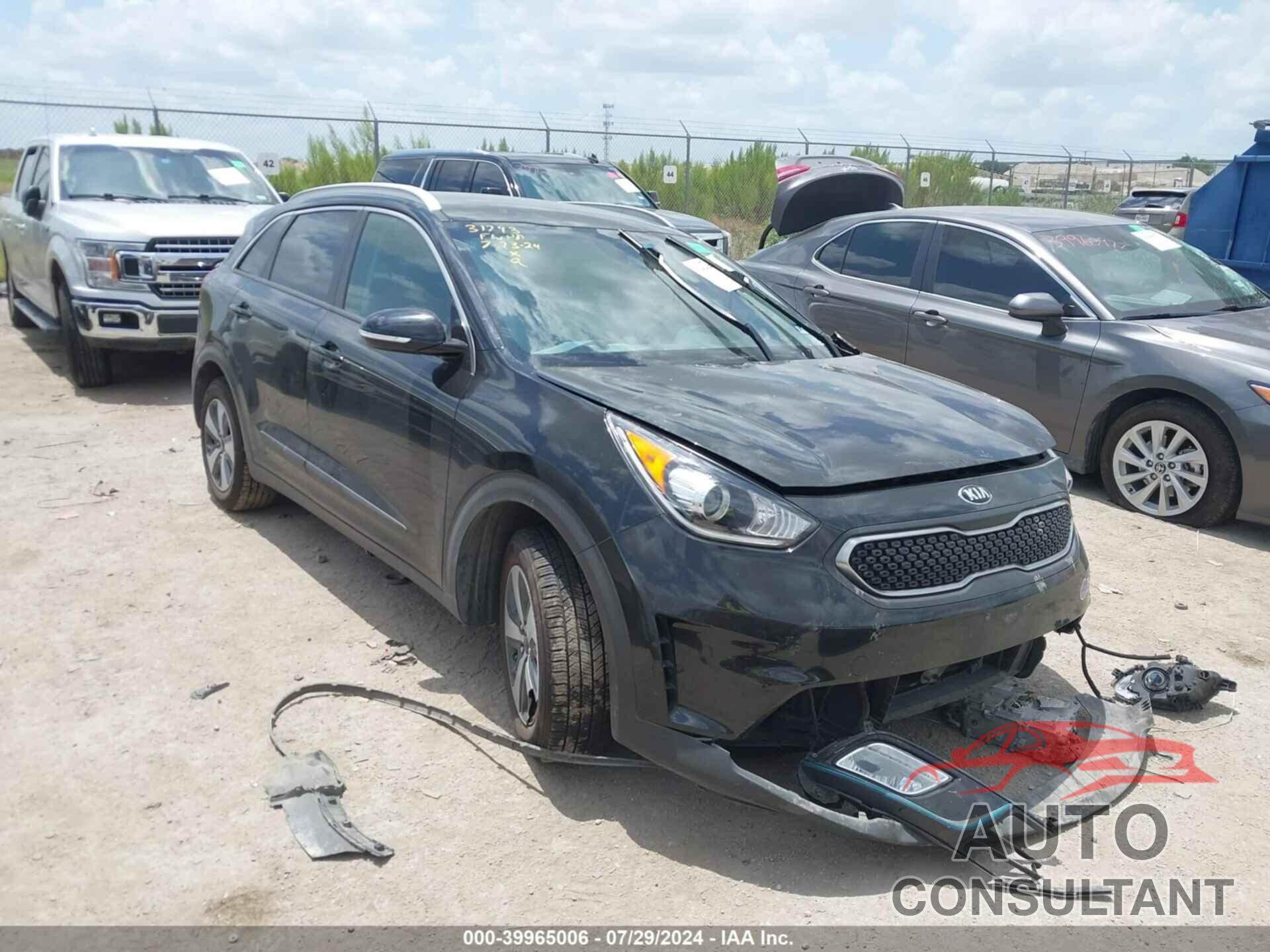 KIA NIRO PLUG-IN HYBRID 2018 - KNDCD3LDXJ5205105