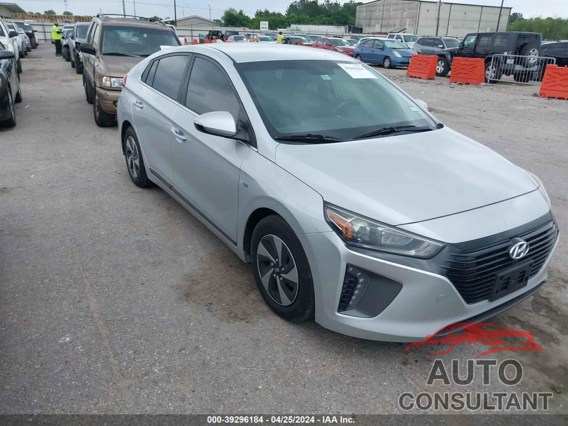 HYUNDAI IONIQ HYBRID 2018 - KMHC75LC0JU103162