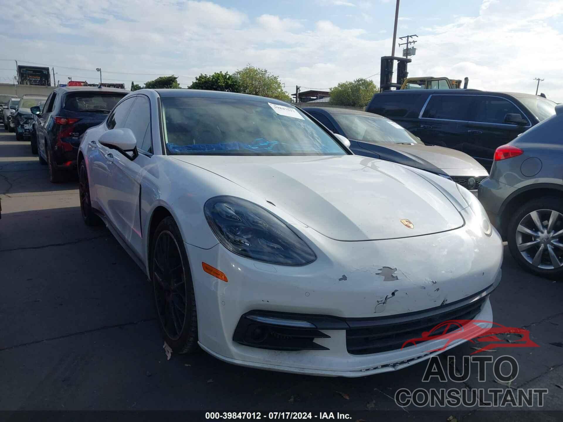 PORSCHE PANAMERA 2017 - WP0AB2A7XHL122686