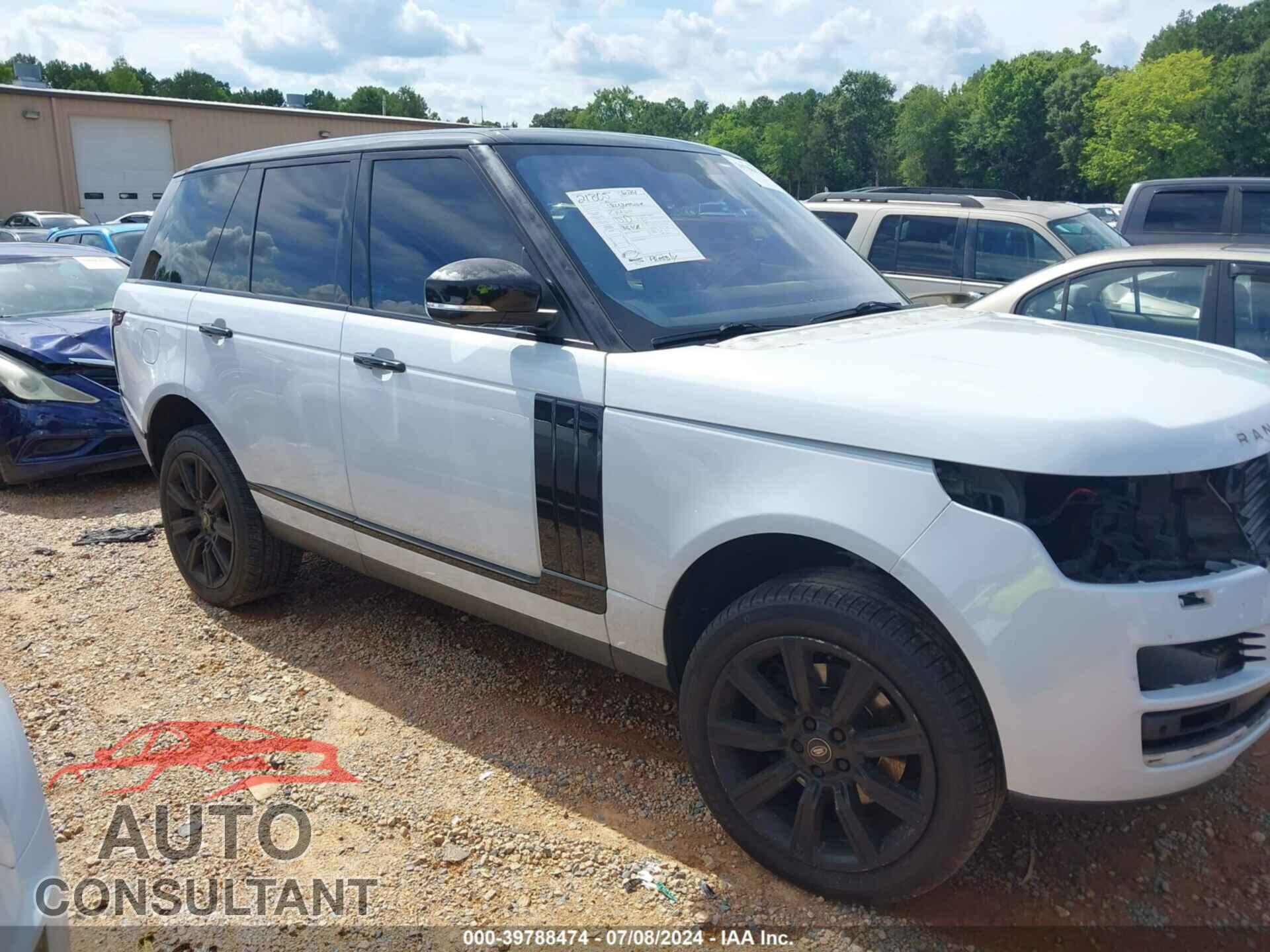 LAND ROVER RANGE ROVER 2016 - SALGS2KFXGA255449