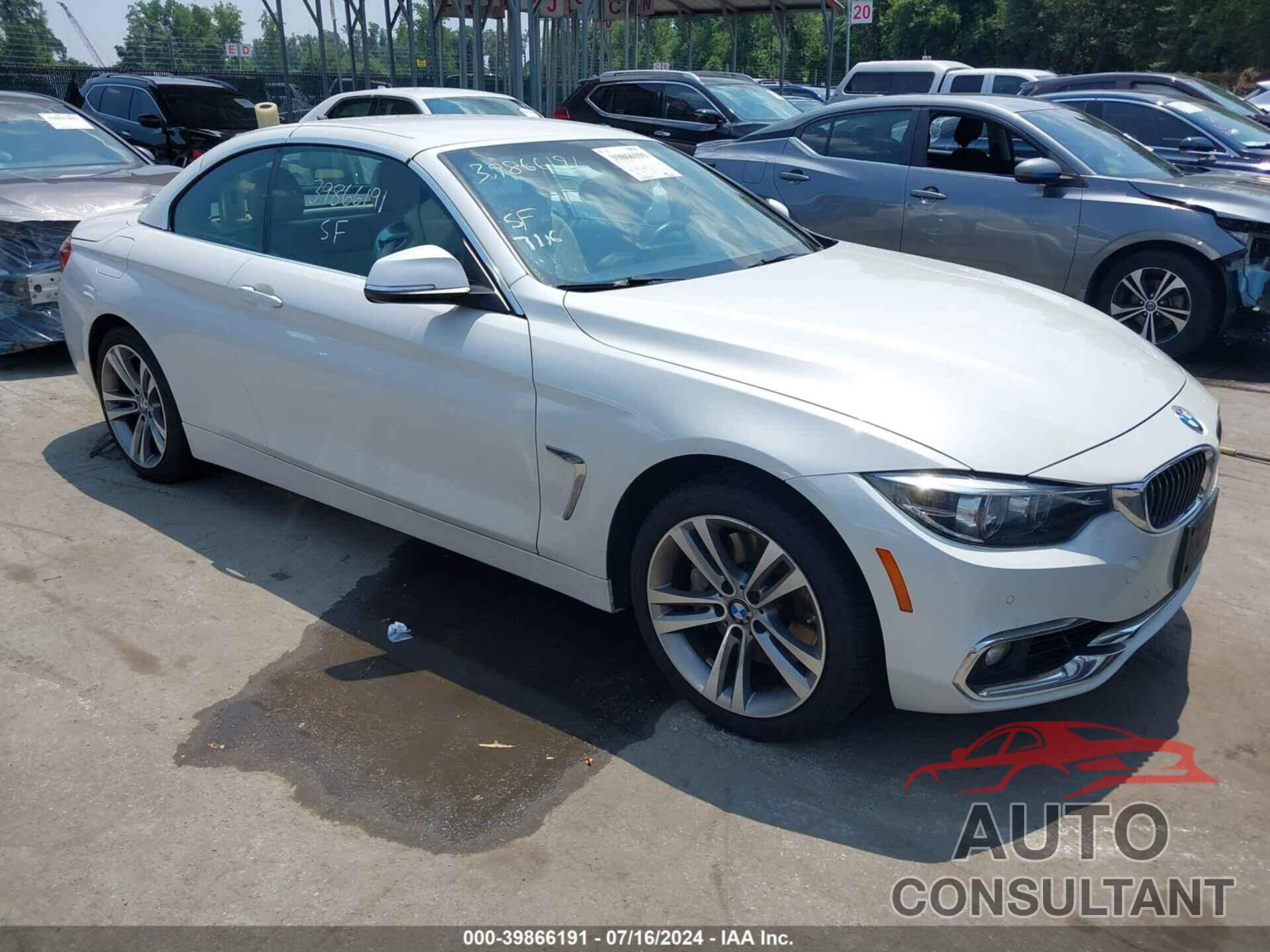 BMW 440I 2019 - WBA4Z7C5XKEF54899