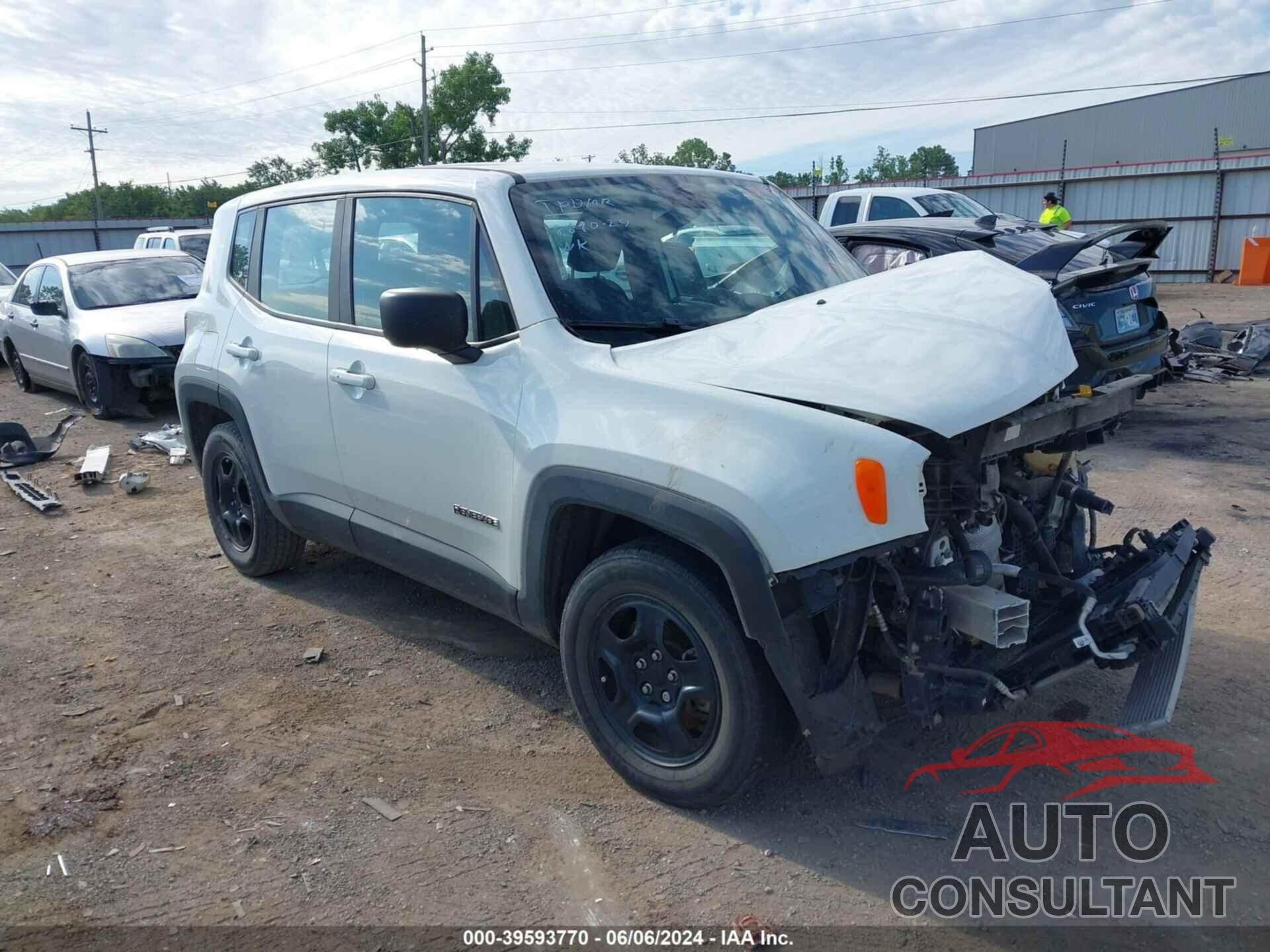 JEEP RENEGADE 2019 - ZACNJAAB6KPK13487