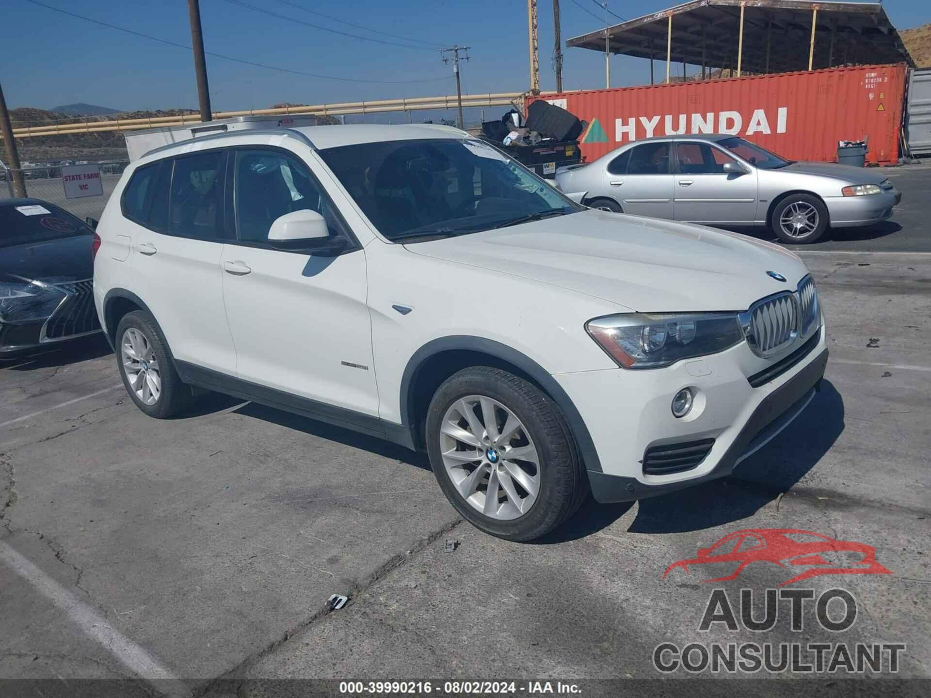 BMW X3 2017 - 5UXWZ7C59H0U45850