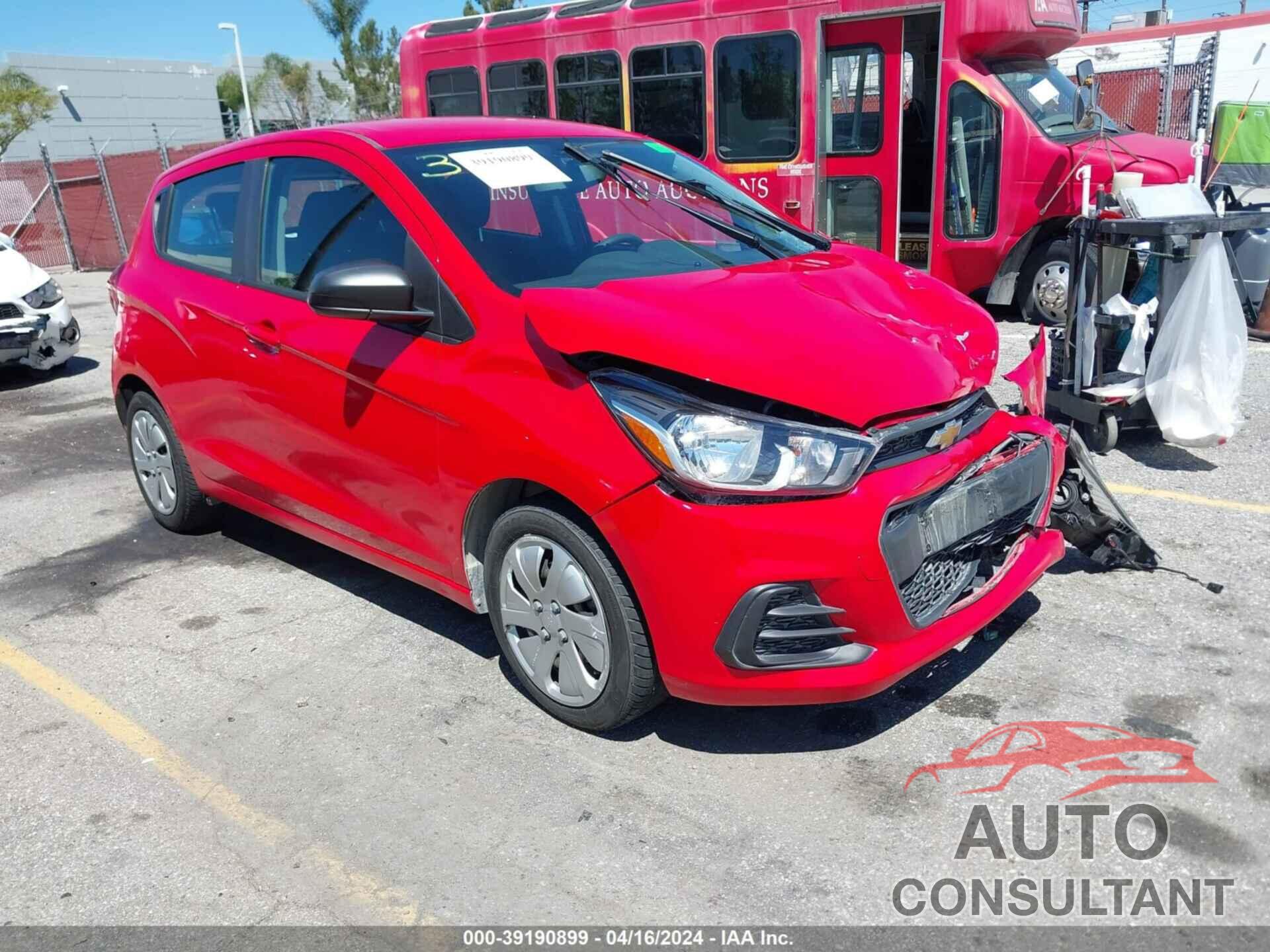 CHEVROLET SPARK 2018 - KL8CB6SA2JC445266