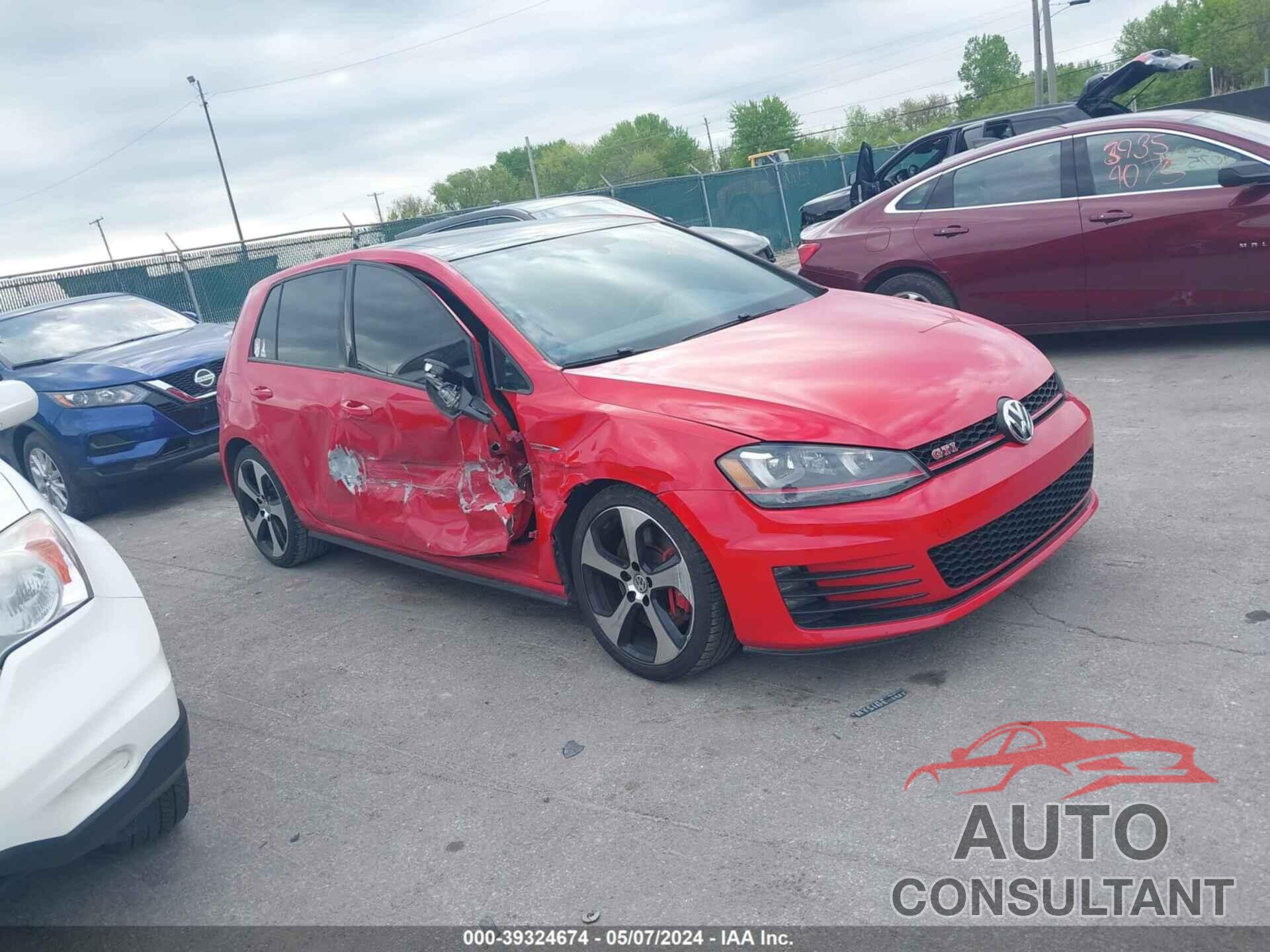 VOLKSWAGEN GOLF GTI 2016 - 3VW447AU7GM066758