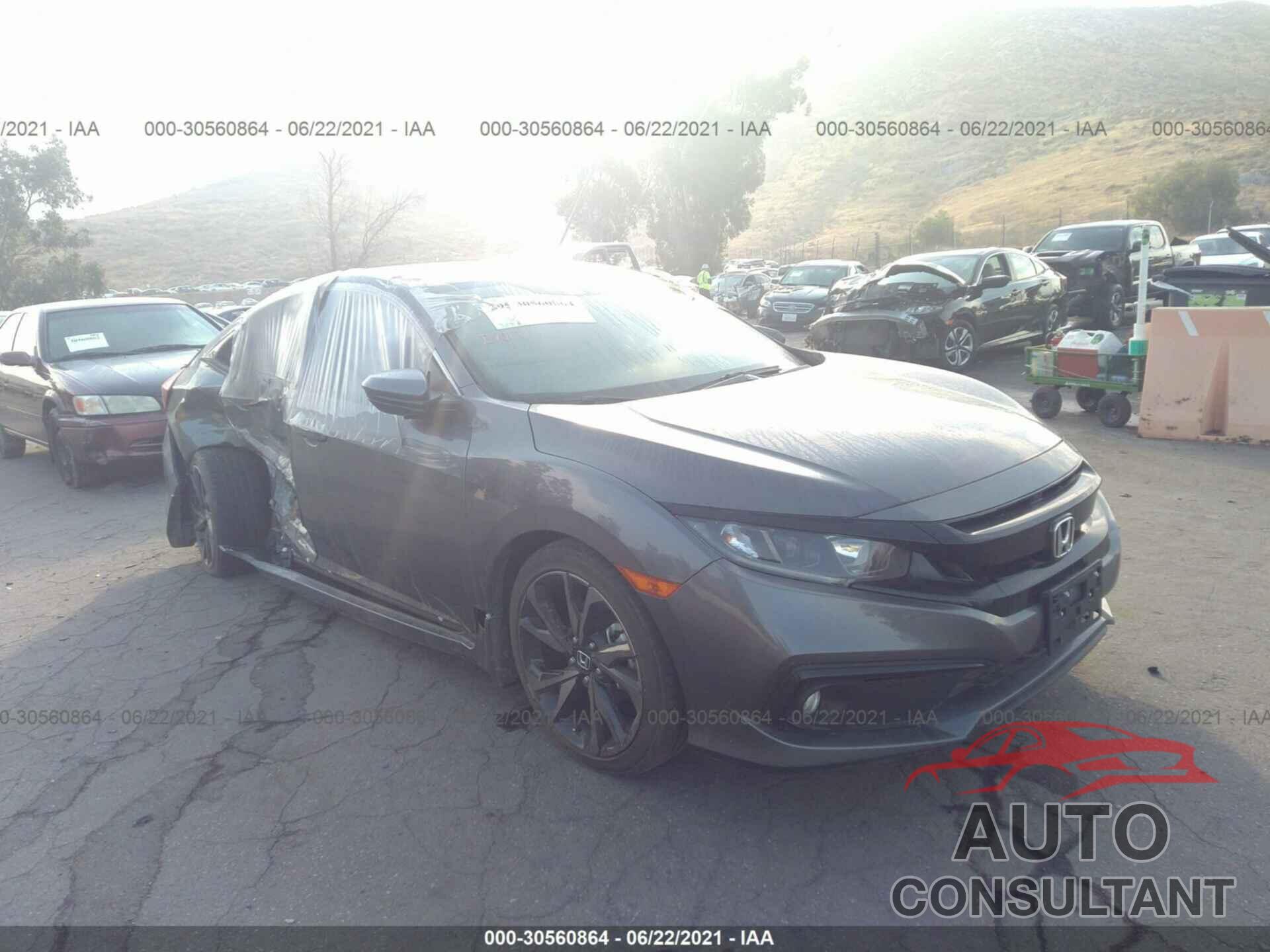 HONDA CIVIC SEDAN 2019 - 2HGFC2F83KH549153