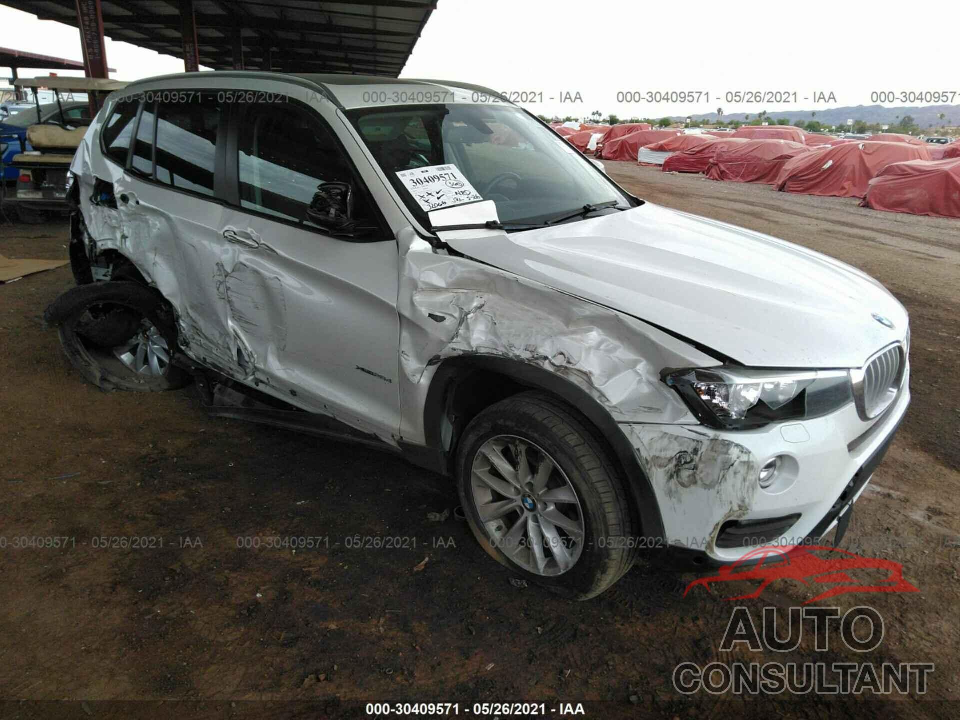 BMW X3 2016 - 5UXWY3C53G0N87962