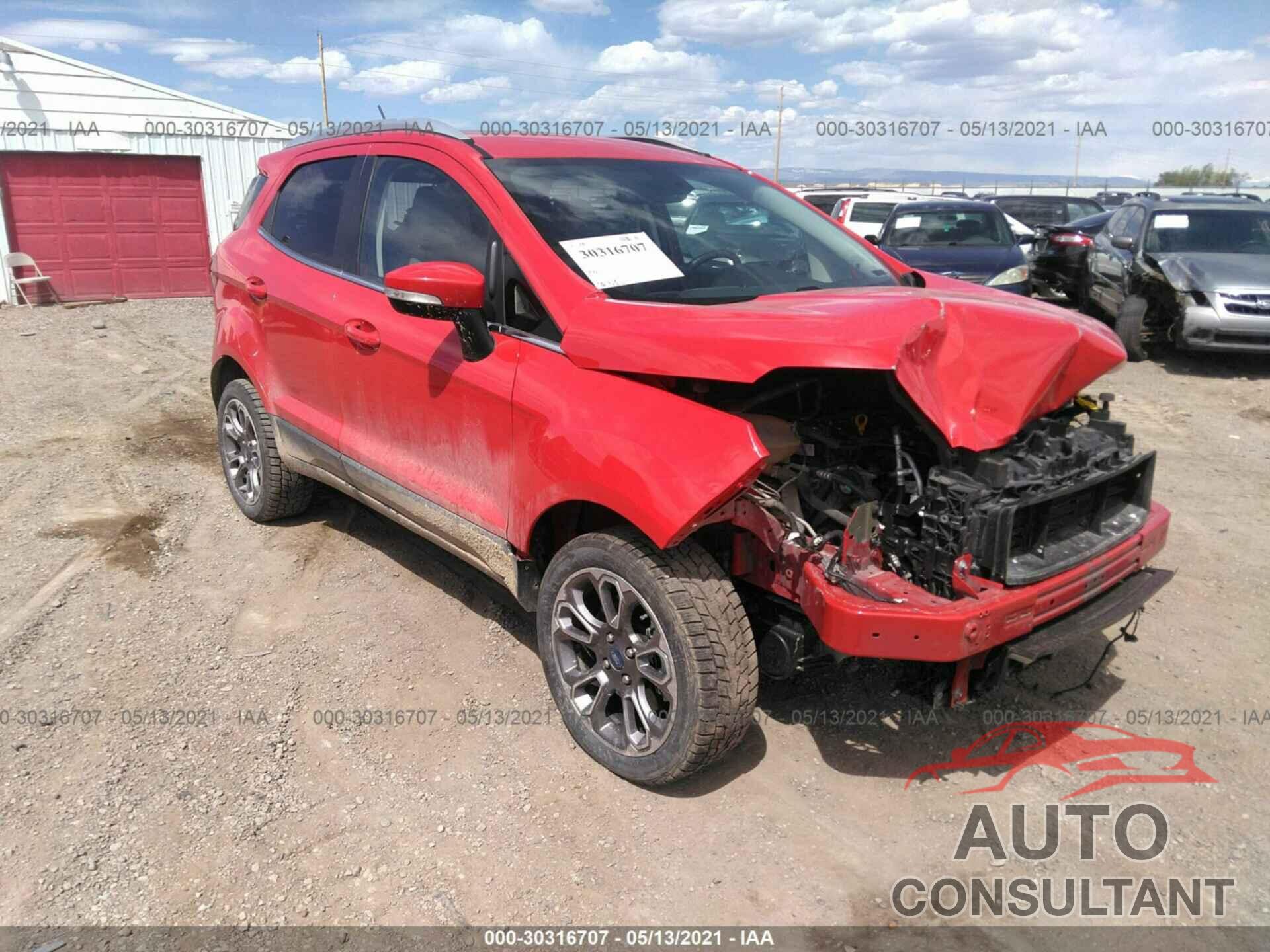 FORD ECOSPORT 2019 - MAJ6S3KL8KC309526