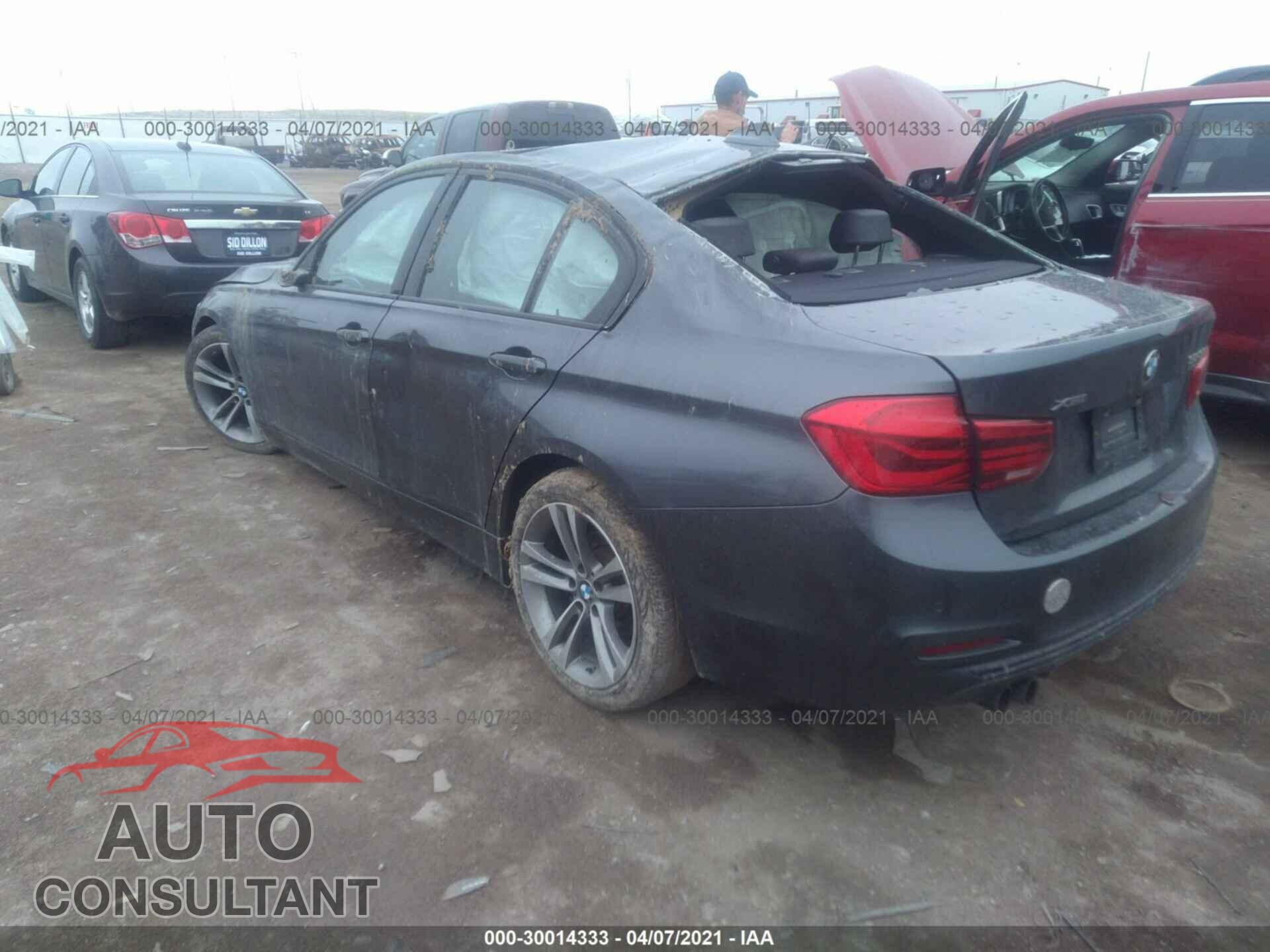 BMW 3 SERIES 2016 - WBA8E3G59GNU00544