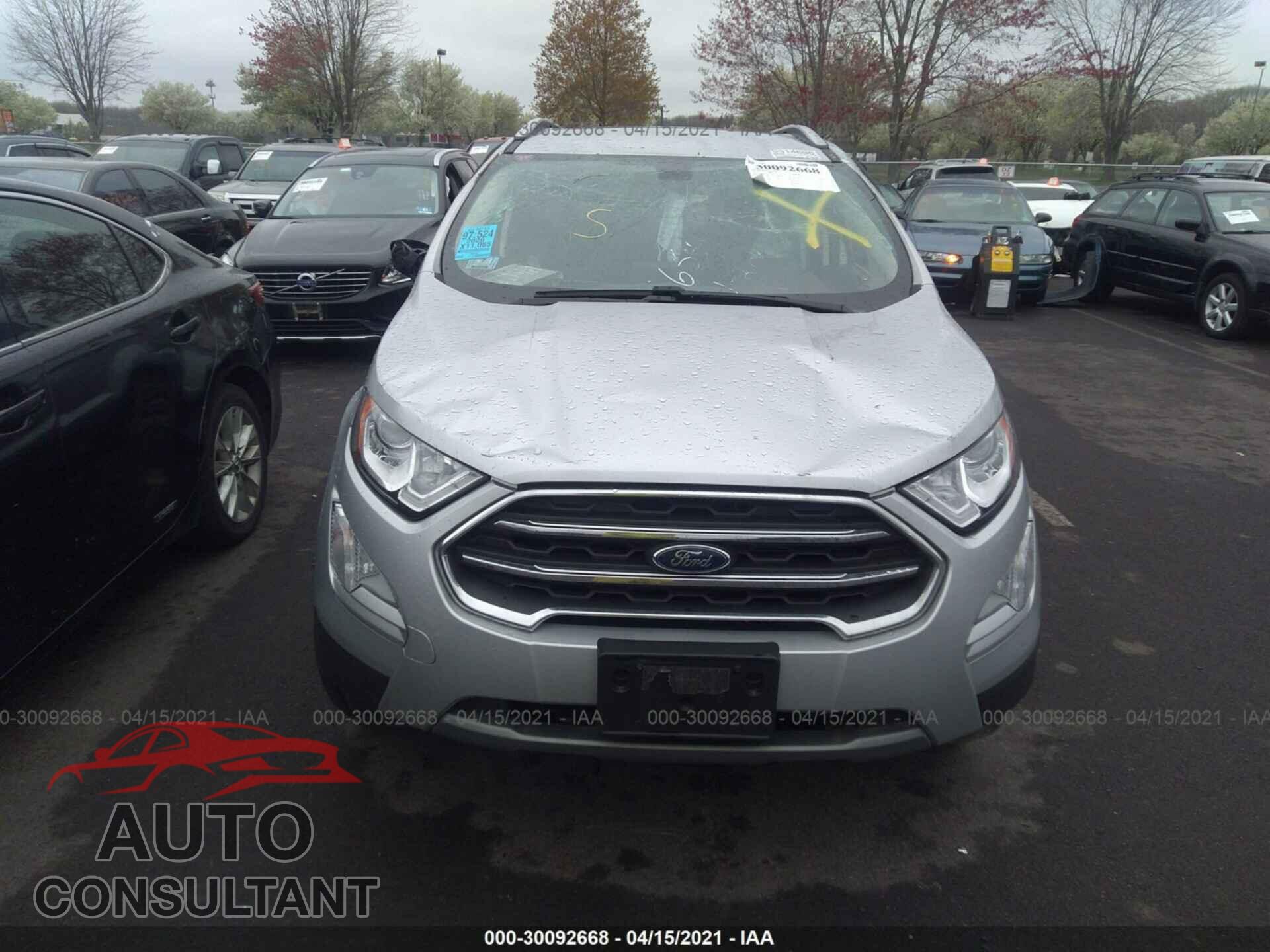 FORD ECOSPORT 2020 - MAJ6S3KL1LC365437
