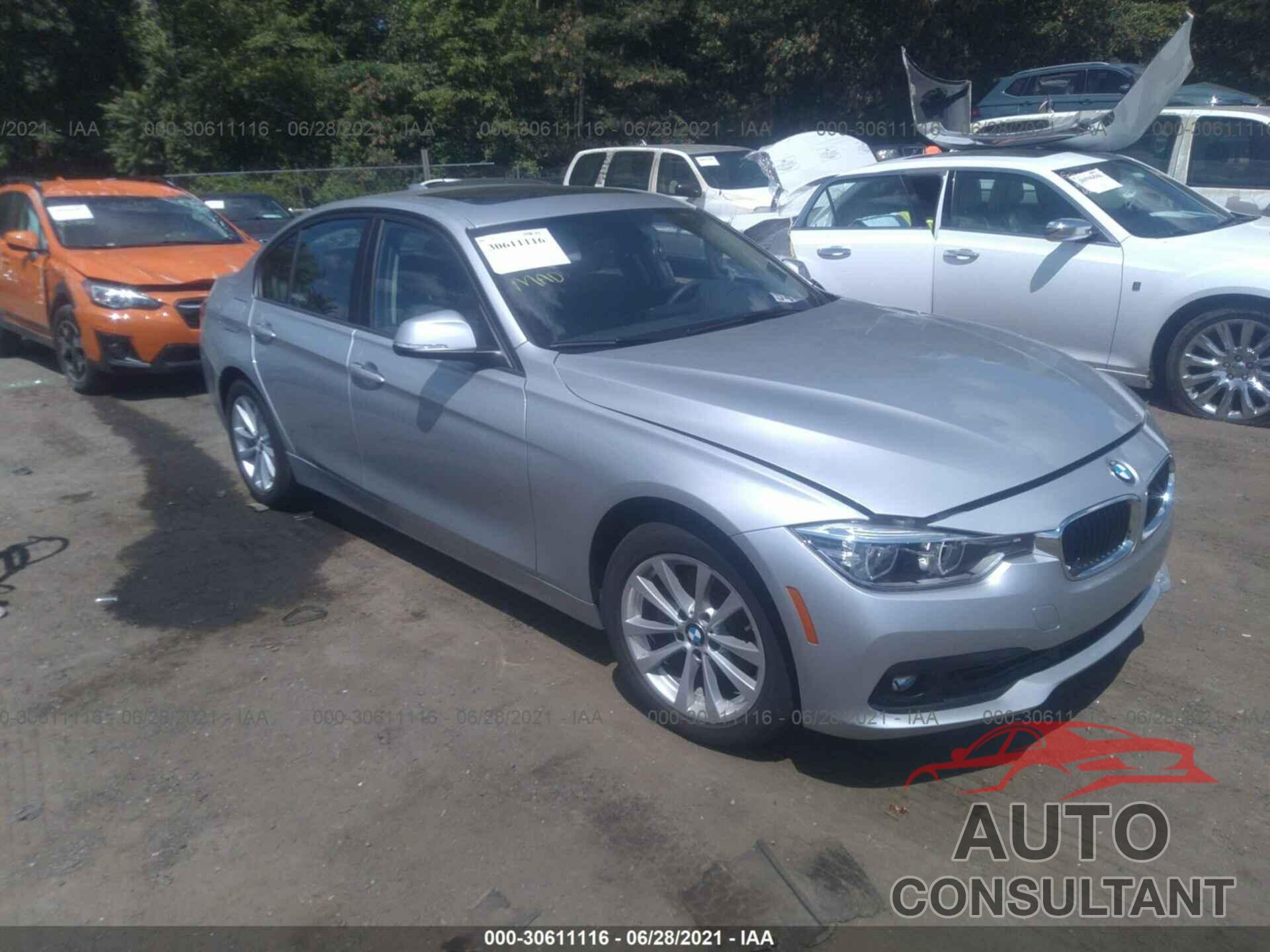 BMW 3 SERIES 2018 - WBA8A3C59JA505147