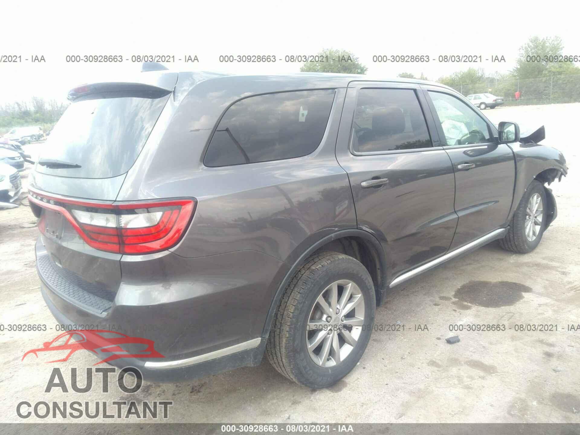 DODGE DURANGO 2017 - 1C4RDJAG9HC748804