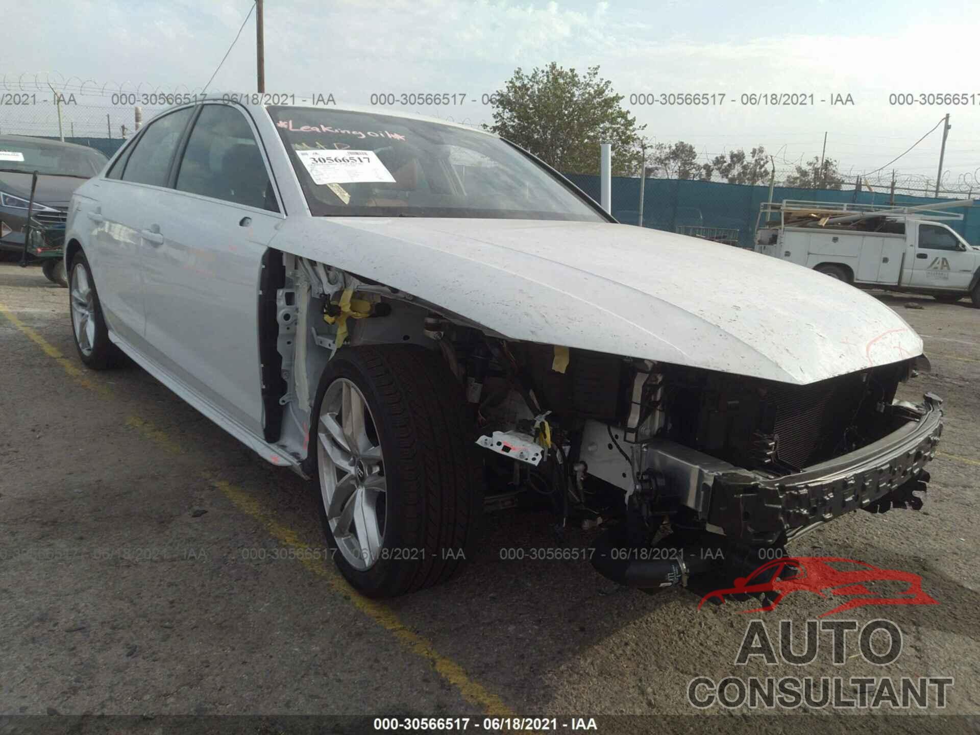 AUDI A4 SEDAN 2021 - WAUEAAF47MA016549