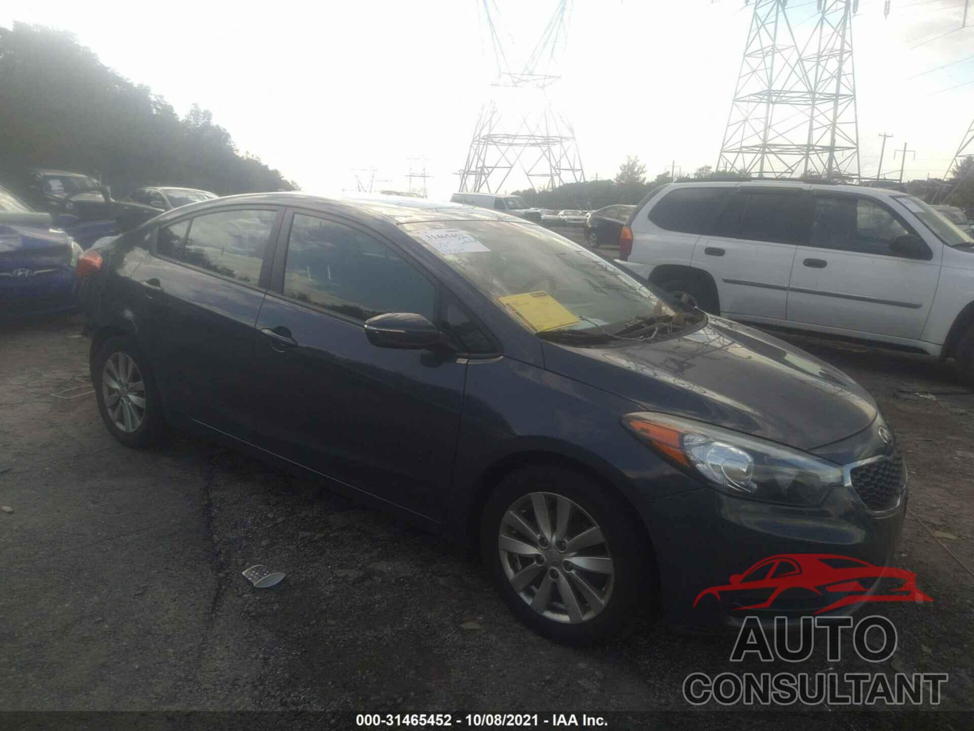 KIA FORTE 2016 - KNAFX4A6XG5553152