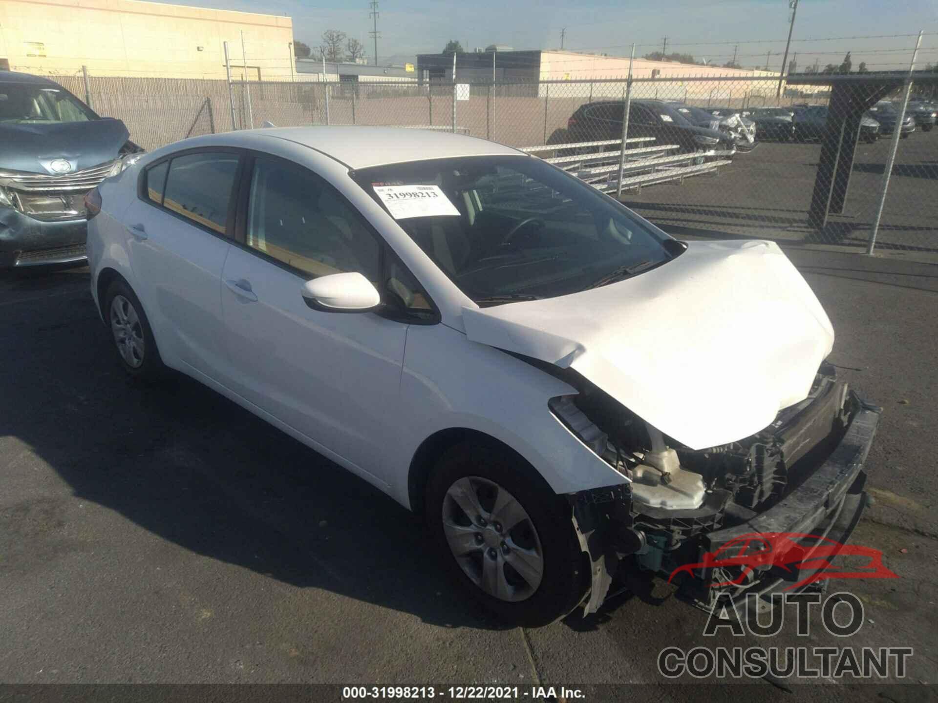 KIA FORTE 2017 - 3KPFK4A79HE042306