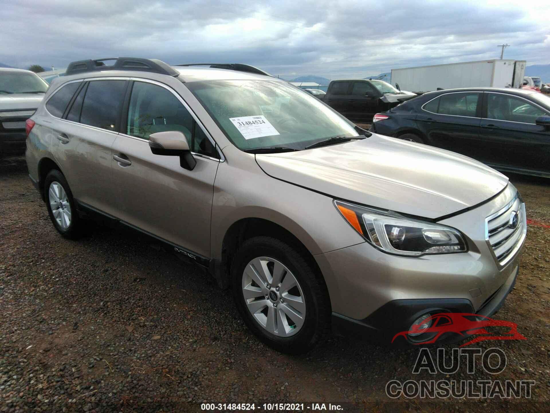 SUBARU OUTBACK 2017 - 4S4BSAFC9H3212069