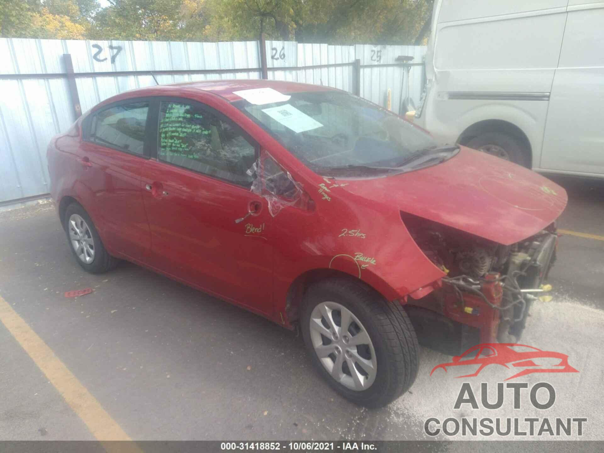 KIA RIO 2017 - KNADM4A3XH6006271