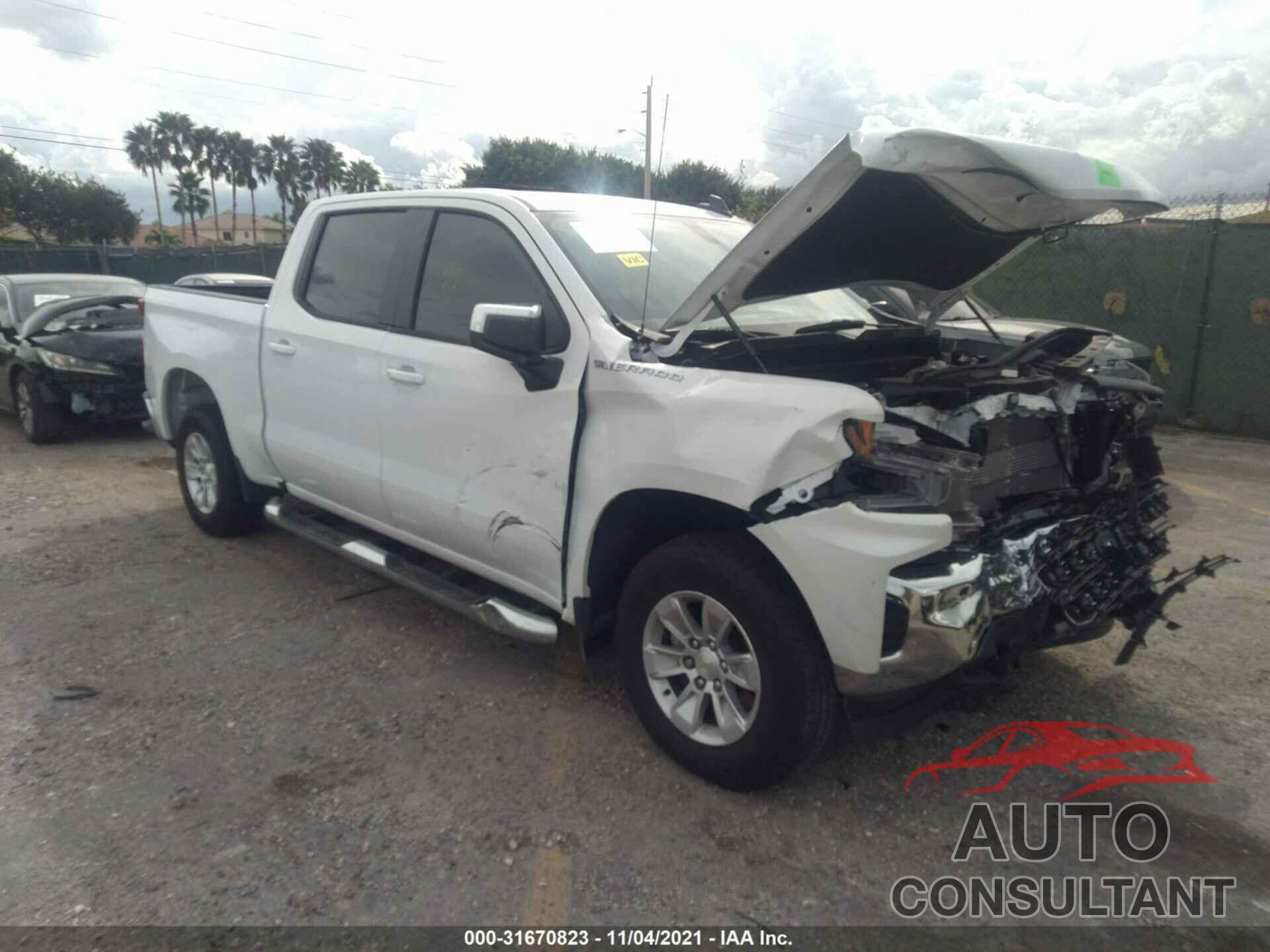 CHEVROLET SILVERADO 1500 2021 - 3GCPWCED0MG378282