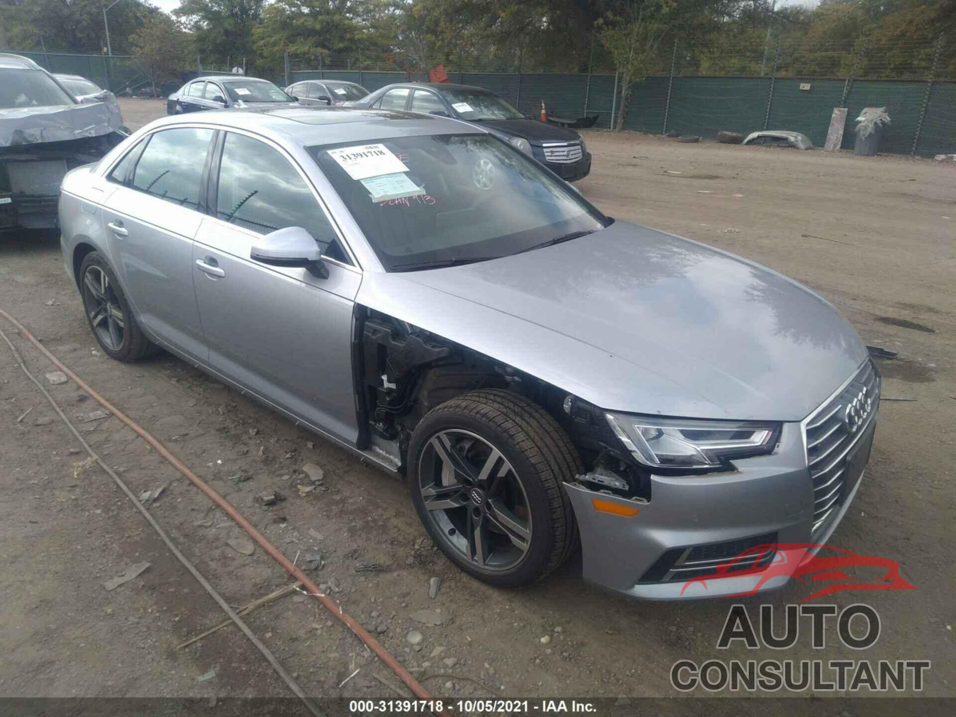 AUDI A4 2018 - WAUENAF47JA040043