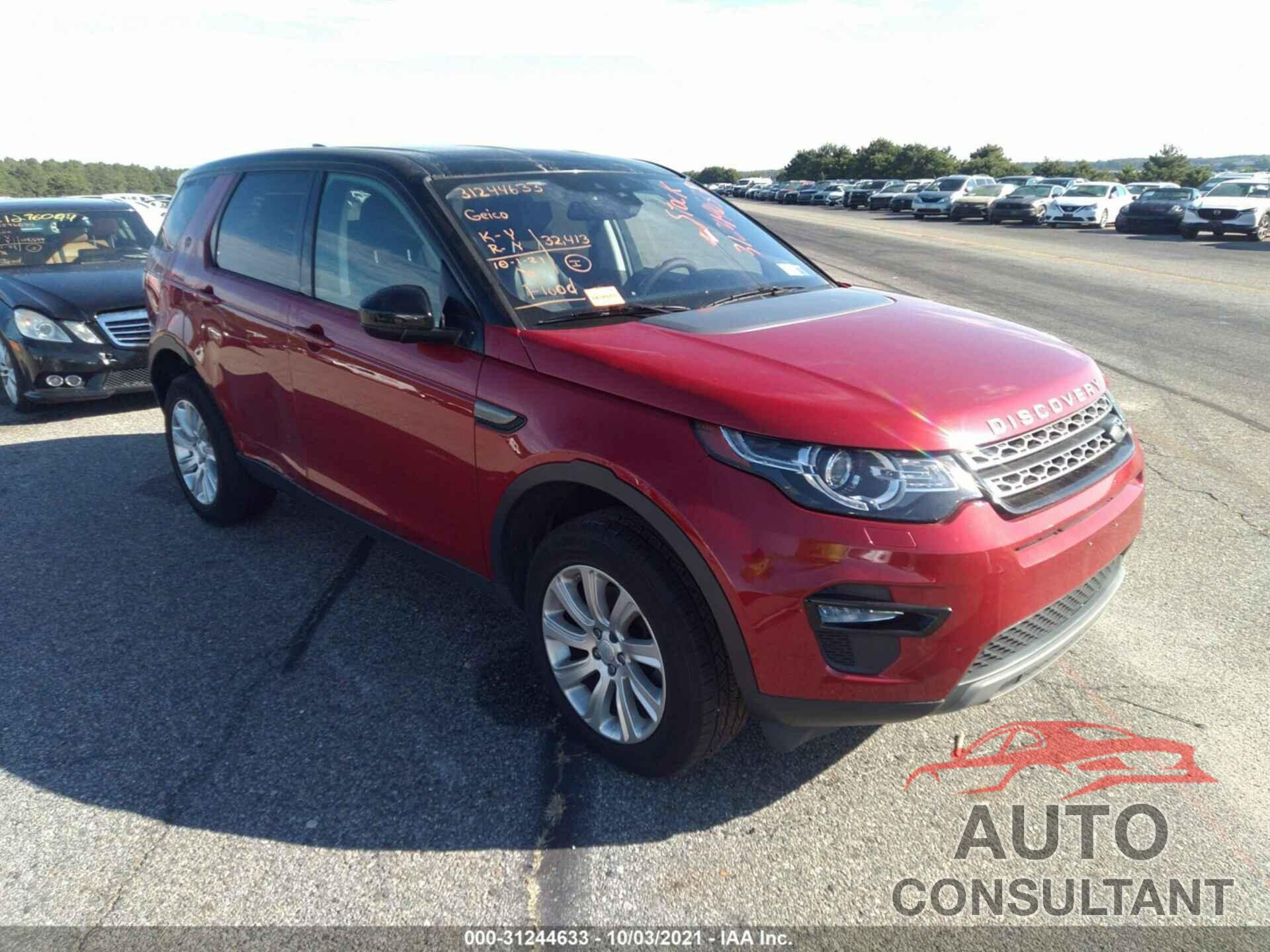 LAND ROVER DISCOVERY SPORT 2017 - SALCP2BG5HH662838