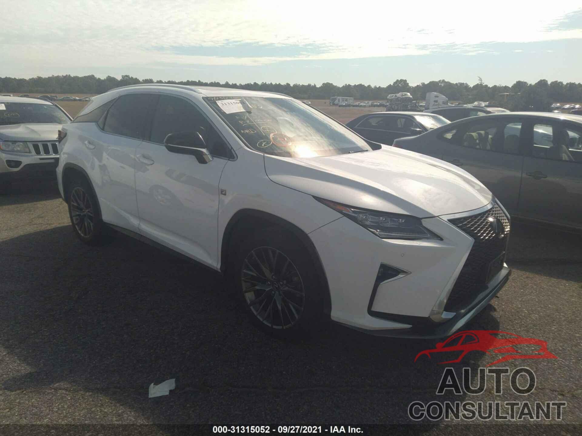 LEXUS RX 2018 - 2T2BZMCA7JC160390