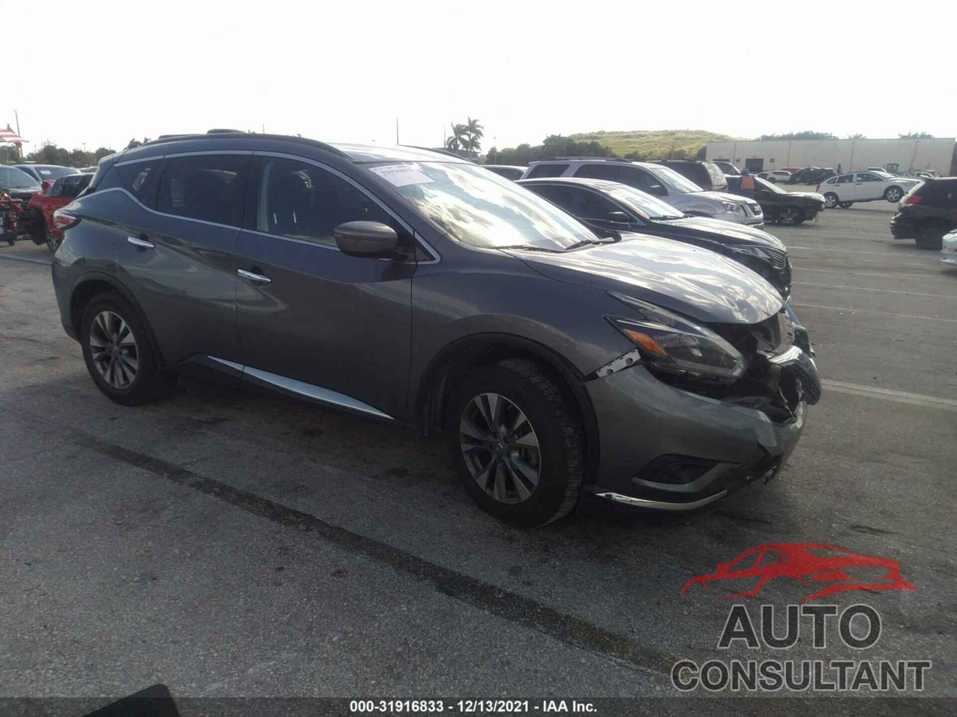 NISSAN MURANO 2018 - 5N1AZ2MG5JN138159