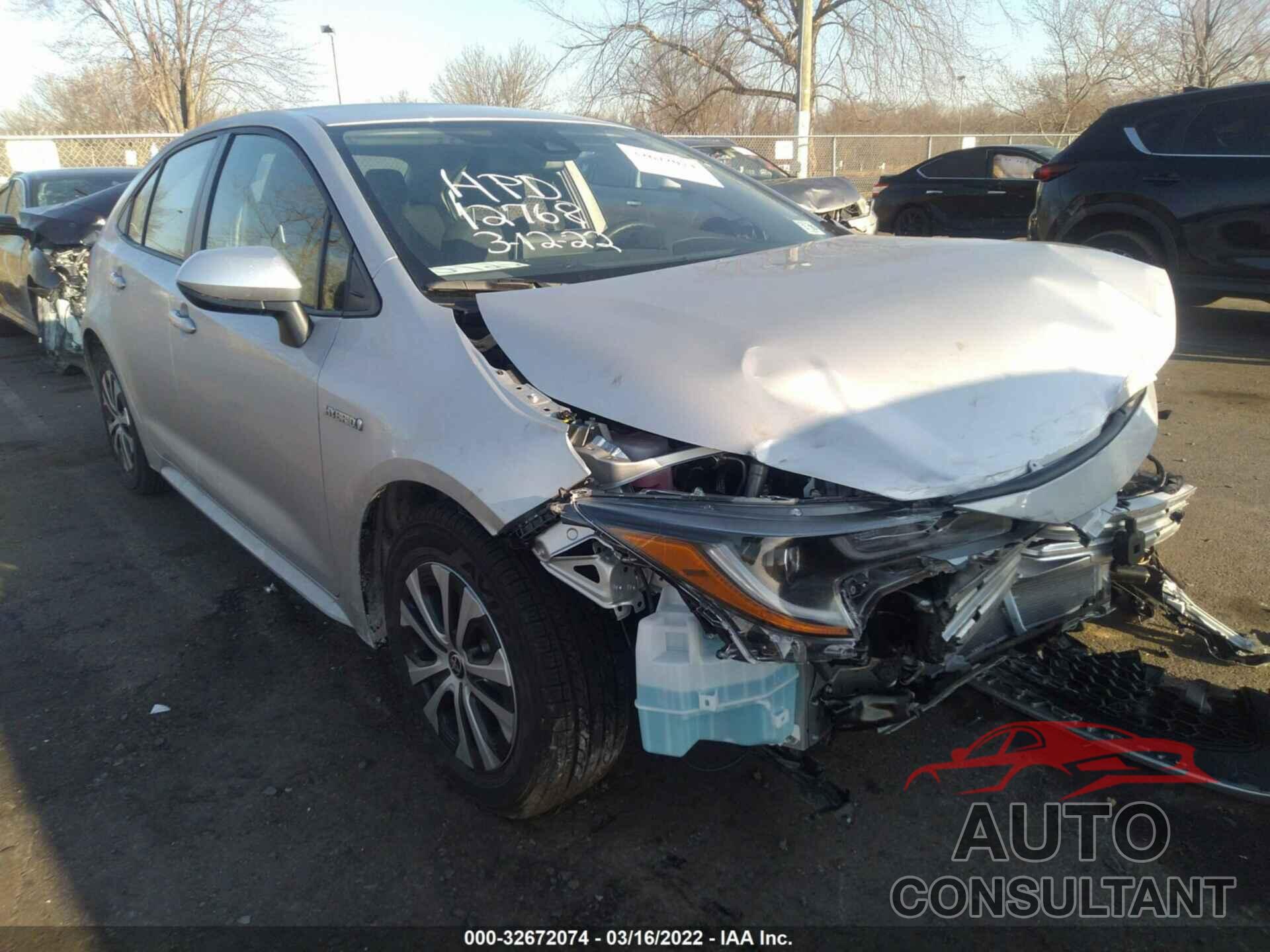 TOYOTA COROLLA 2021 - JTDEAMDE5MJ034788