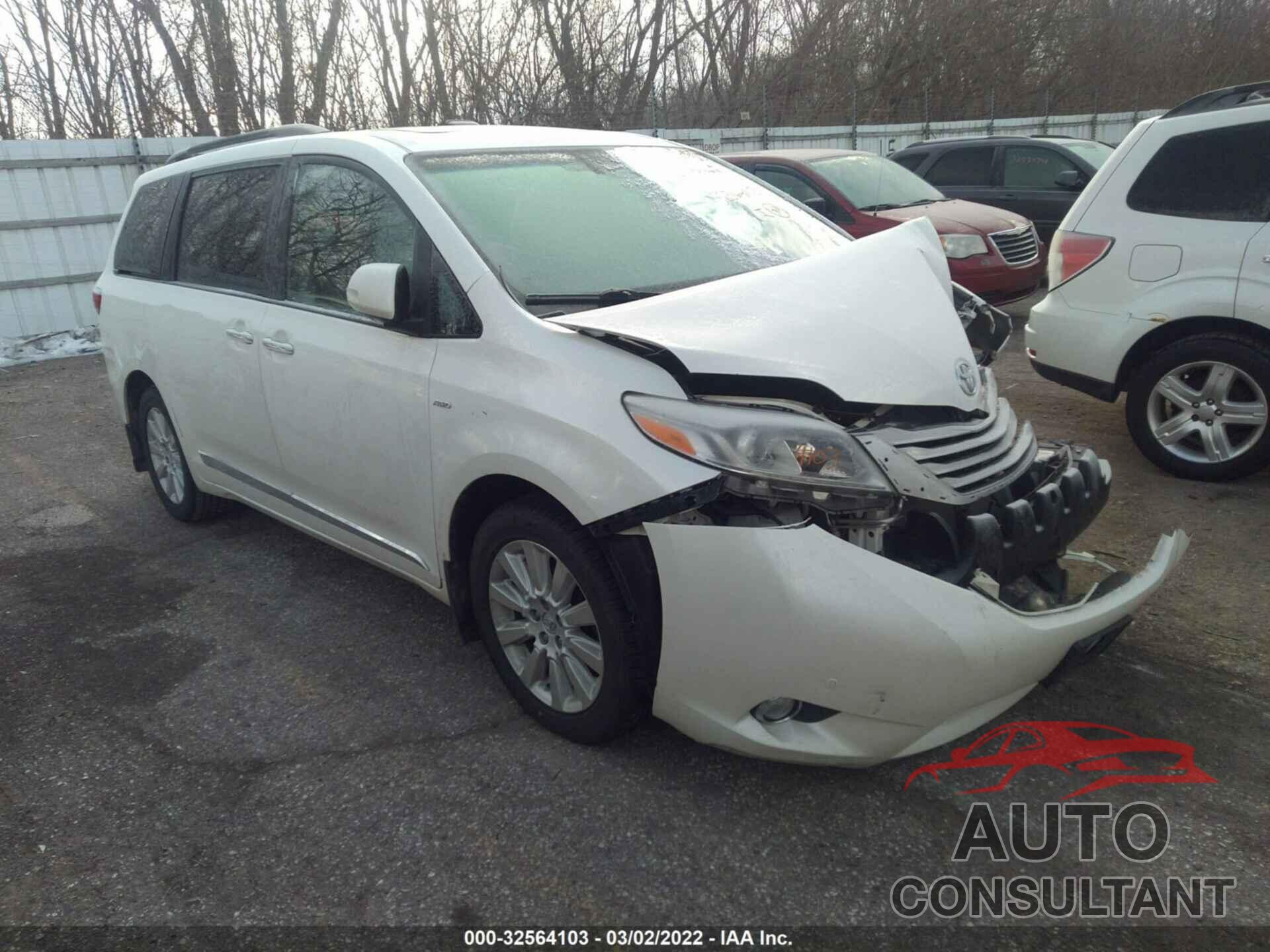 TOYOTA SIENNA 2016 - 5TDDK3DCXGS138749