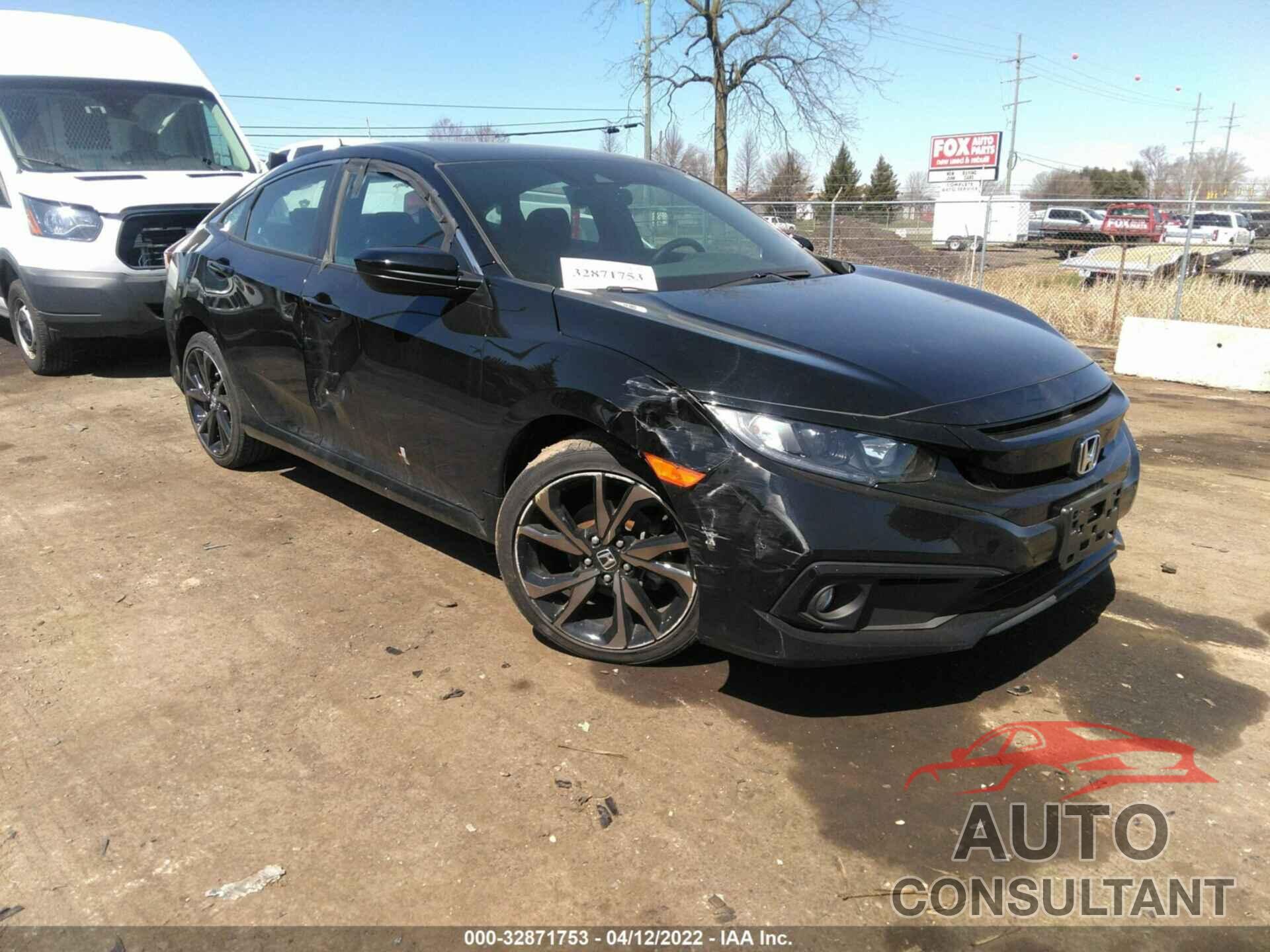 HONDA CIVIC SEDAN 2021 - 19XFC2F80ME002371