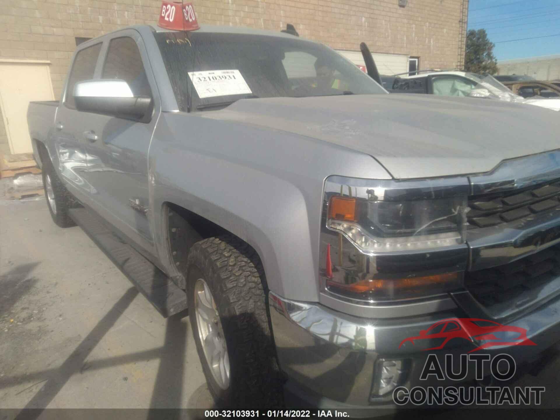 CHEVROLET SILVERADO 1500 2016 - 3GCUKRECXGG280907