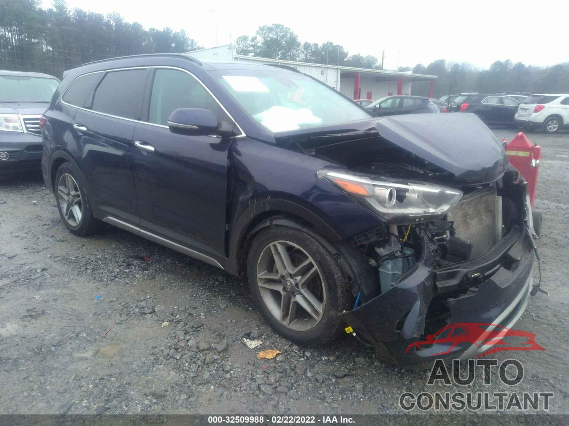 HYUNDAI SANTA FE 2017 - KM8SR4HF6HU187369