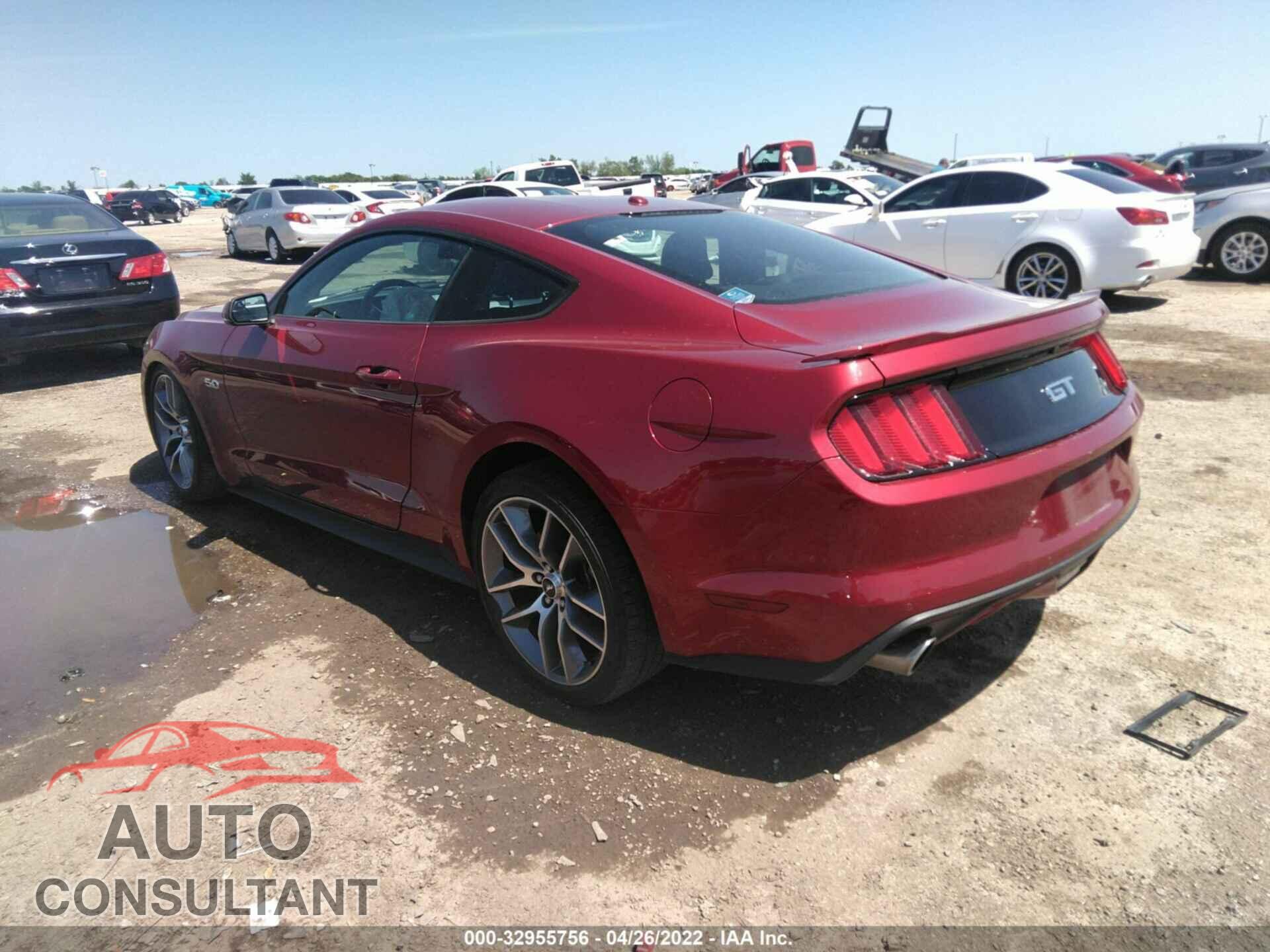 FORD MUSTANG 2017 - 1FA6P8CF3H5275662
