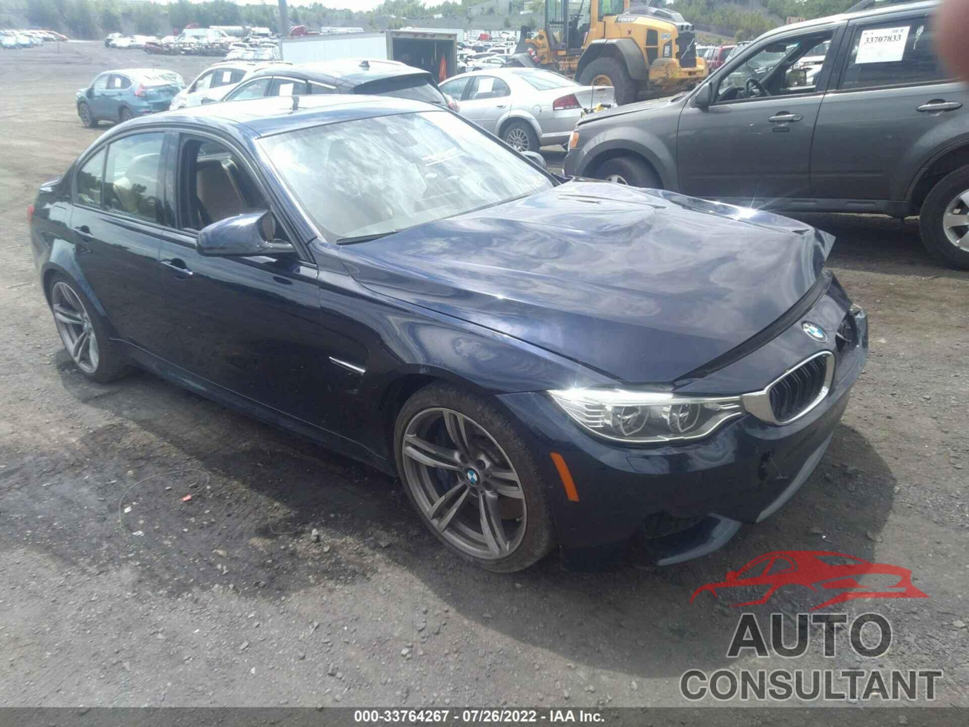 BMW M3 2016 - WBS8M9C51G5D30953