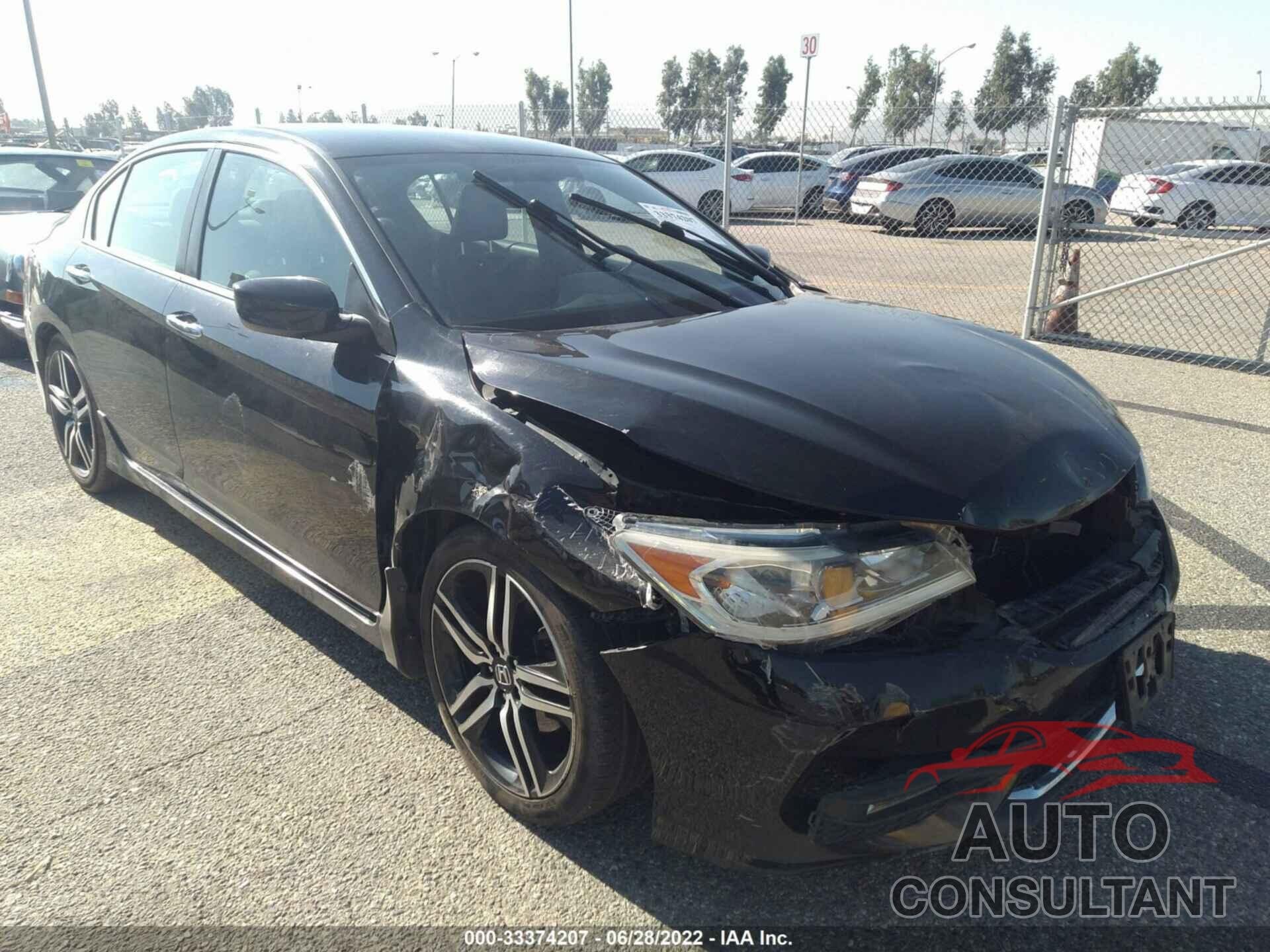 HONDA ACCORD SEDAN 2016 - 1HGCR2F55GA247554