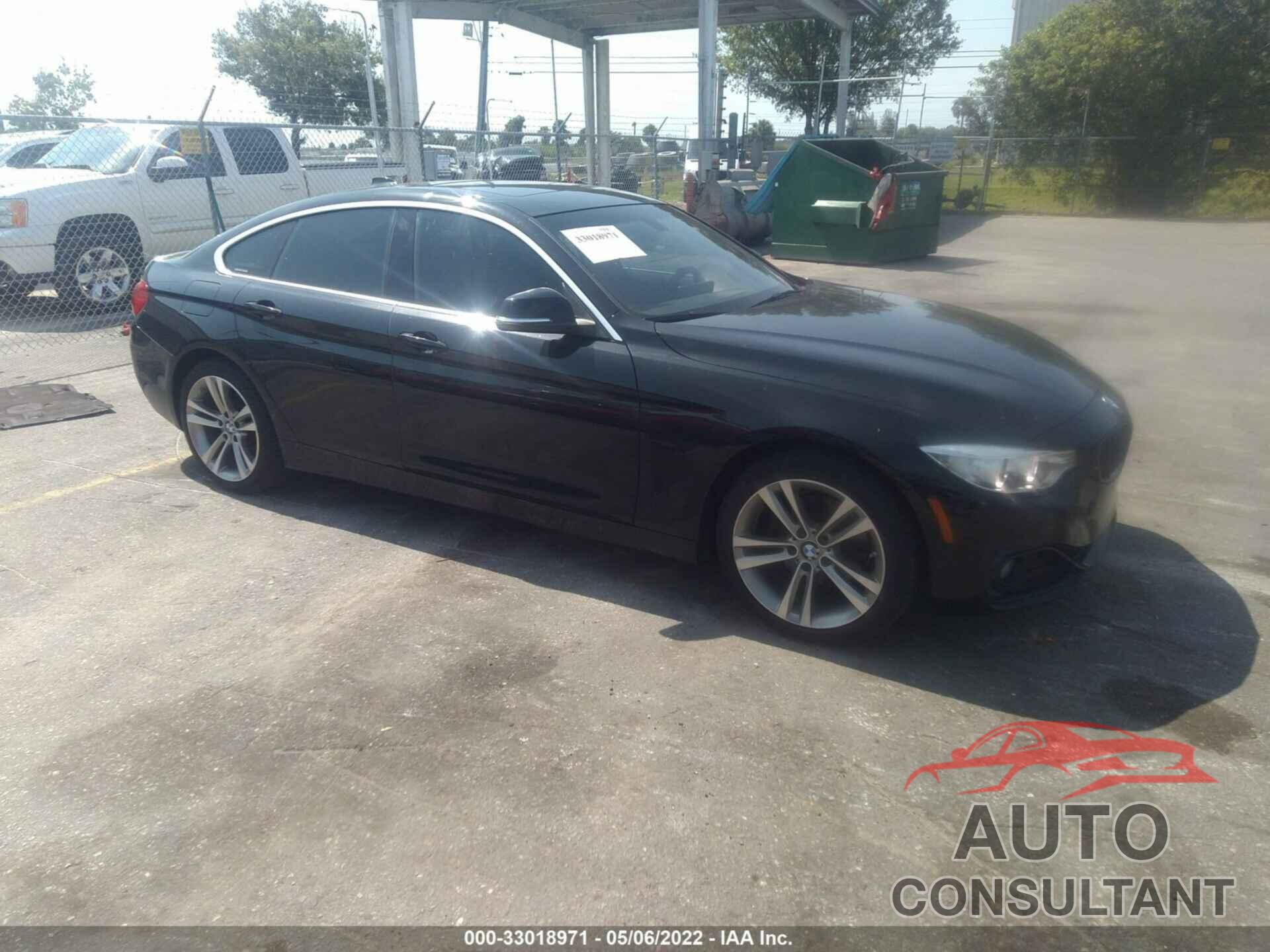 BMW 4 SERIES 2017 - WBA4F7C36HG787793