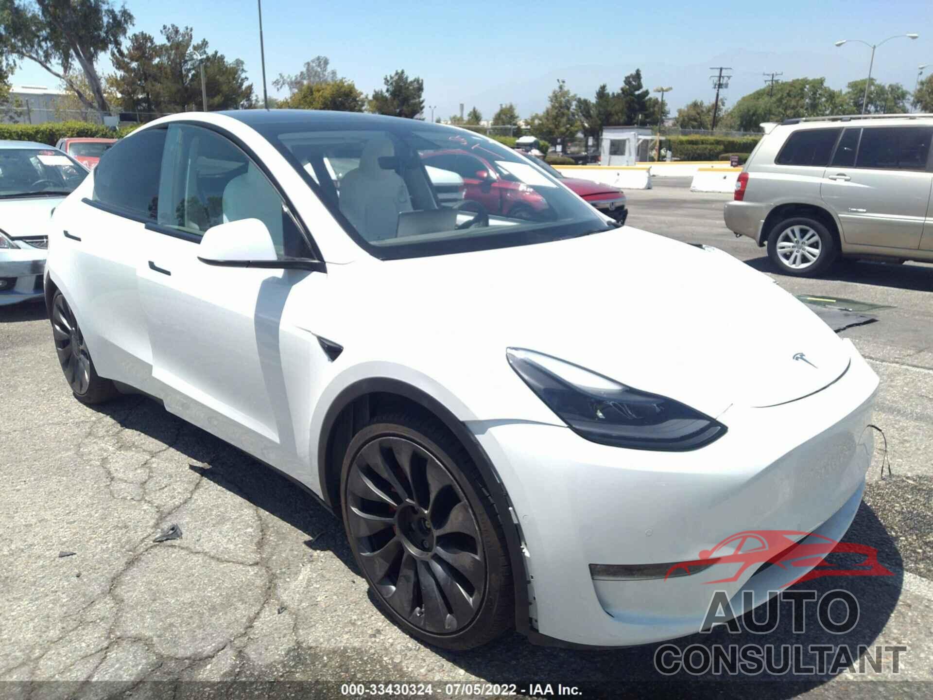 TESLA MODEL Y 2021 - 5YJYGDEF7MF201940