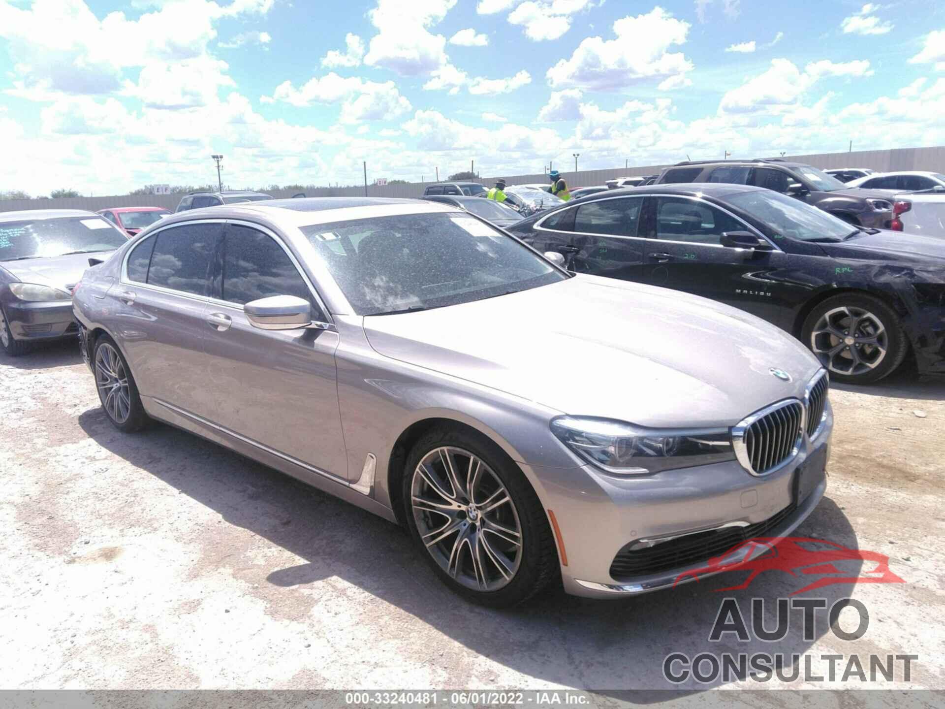 BMW 7 SERIES 2018 - WBA7E2C58JG742154