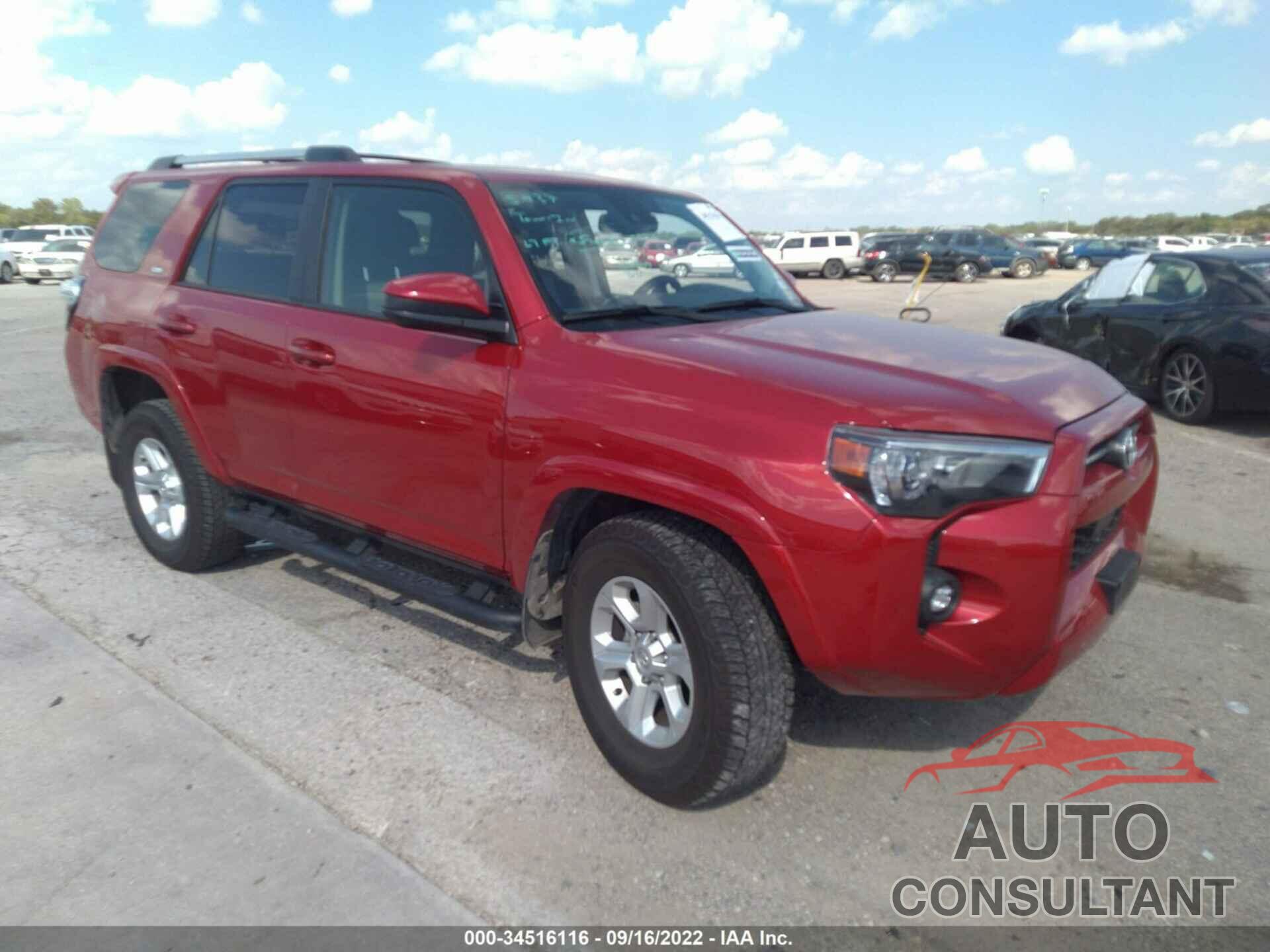 TOYOTA 4RUNNER 2022 - JTEEU5JR9N5263923