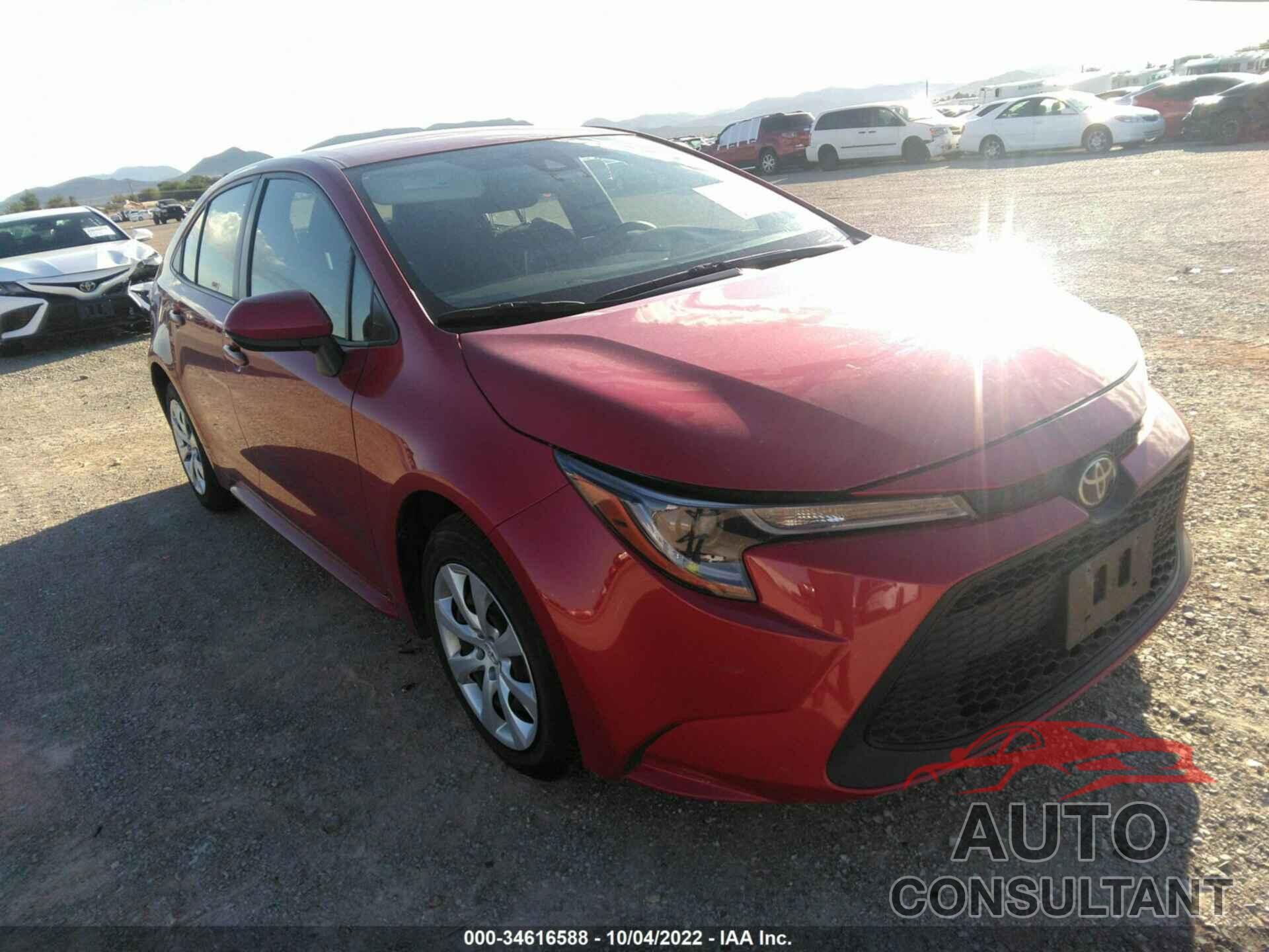 TOYOTA COROLLA 2020 - JTDEPRAE3LJ099413