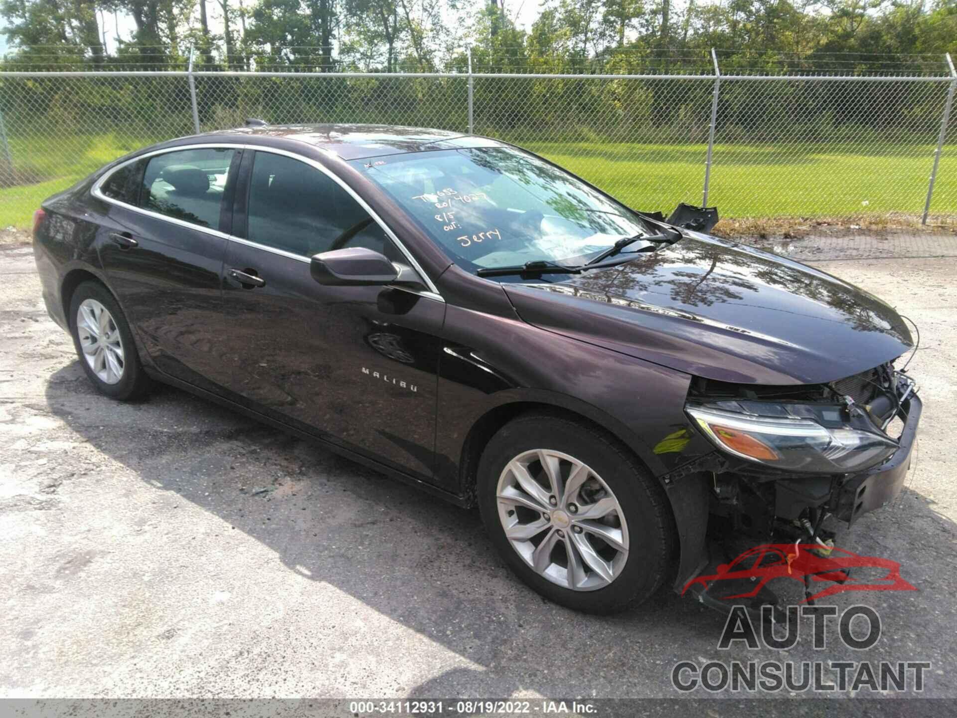 CHEVROLET MALIBU 2021 - 1G1ZD5ST5MF027271